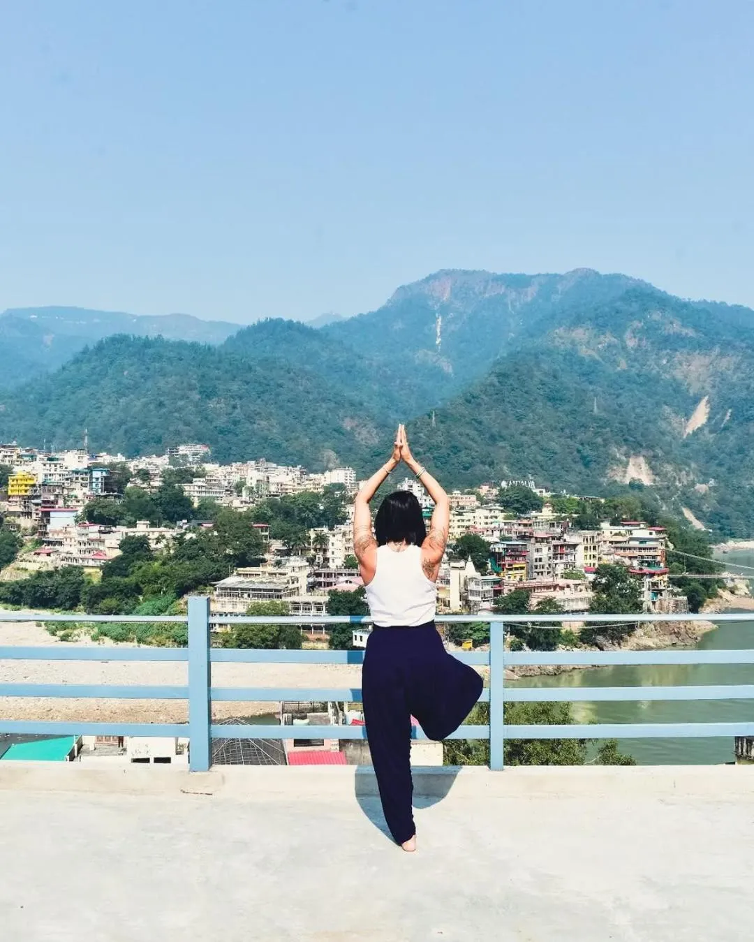 Day in Skyard Hostel Rishikesh Laxman Jhula