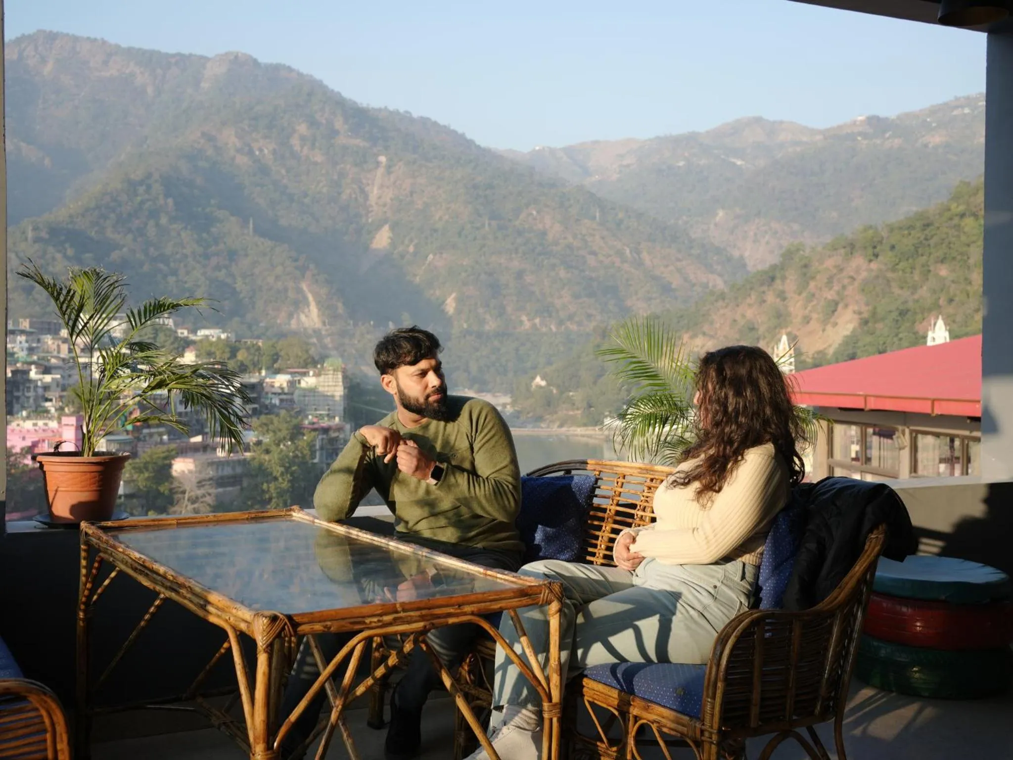 Day in Skyard Hostel Rishikesh Laxman Jhula