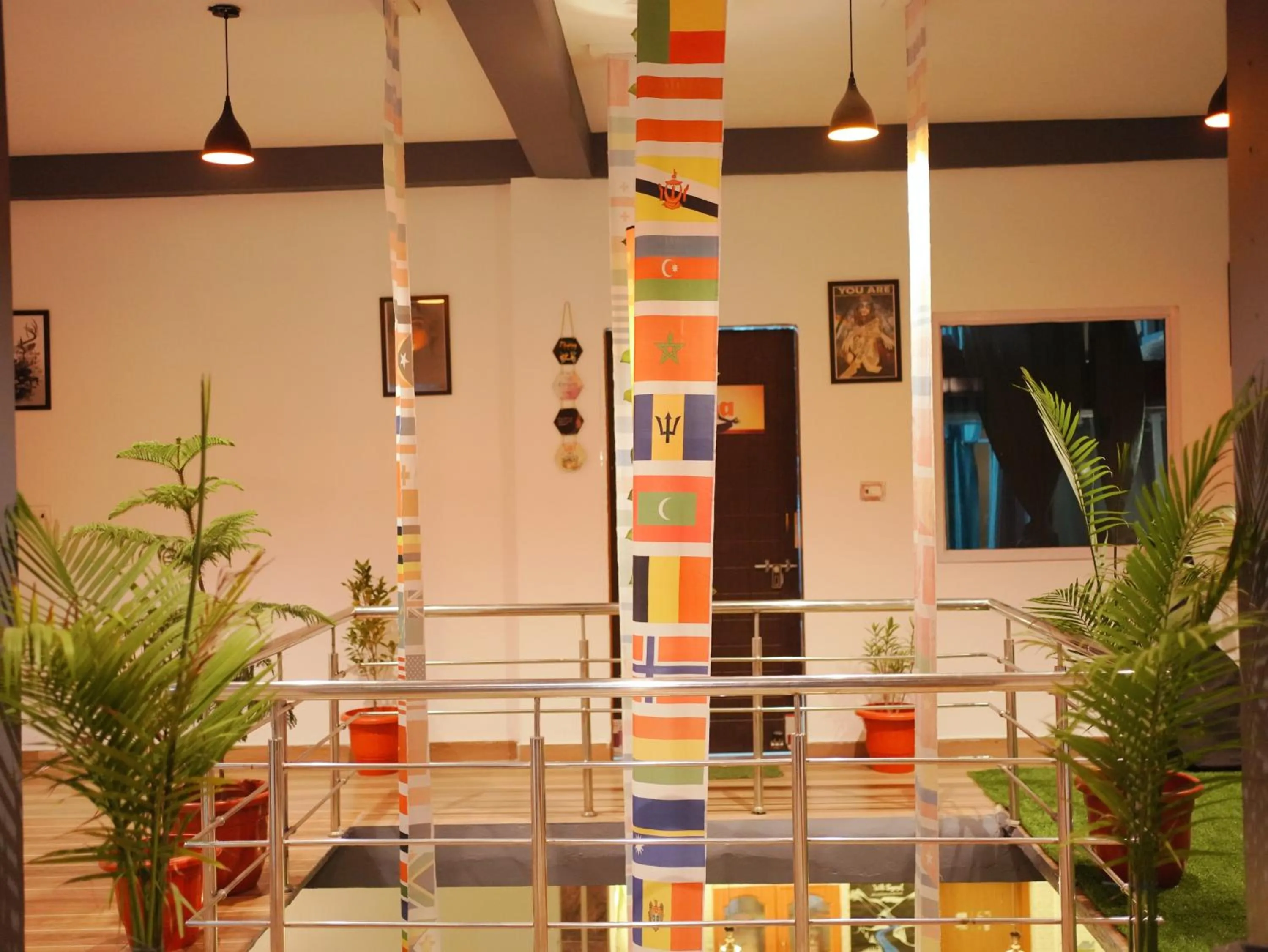 Property building in Skyard Hostel Rishikesh Laxman Jhula