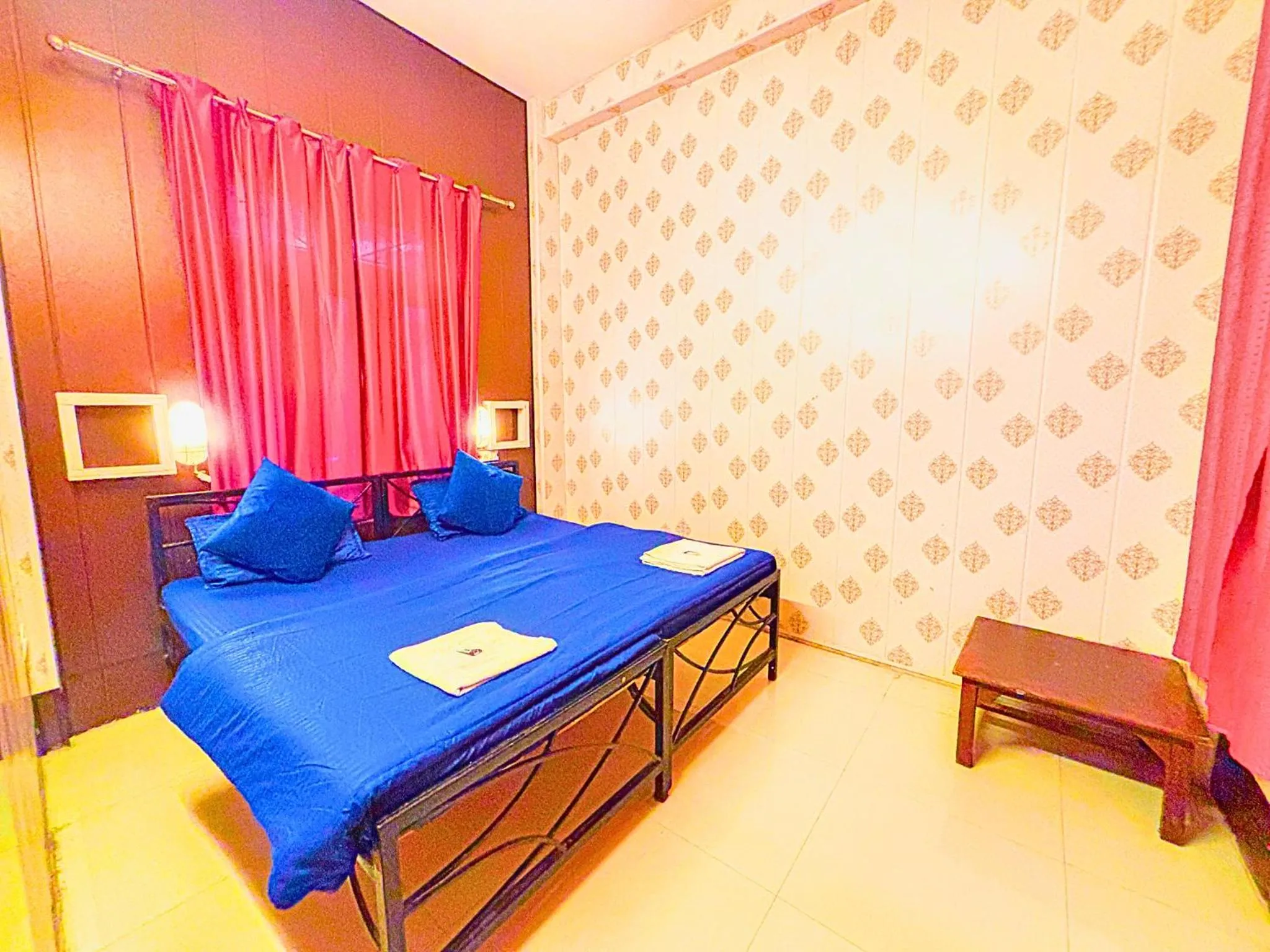 Bed in Skyard Hostel Rishikesh Laxman Jhula