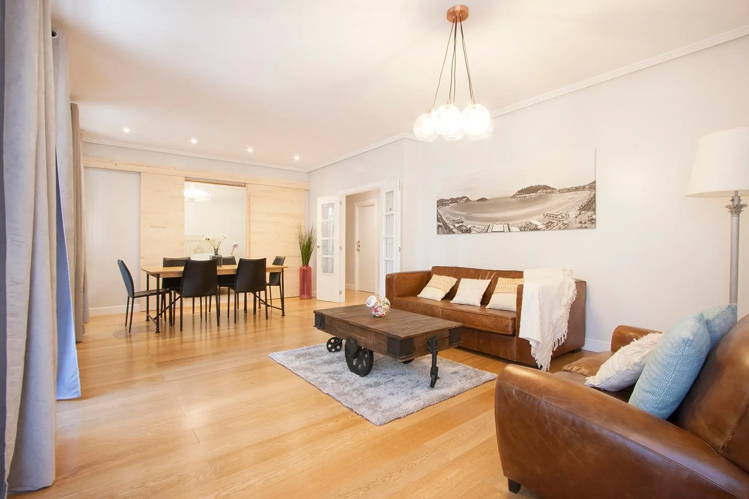 Living room in Gerezi - Basque Stay