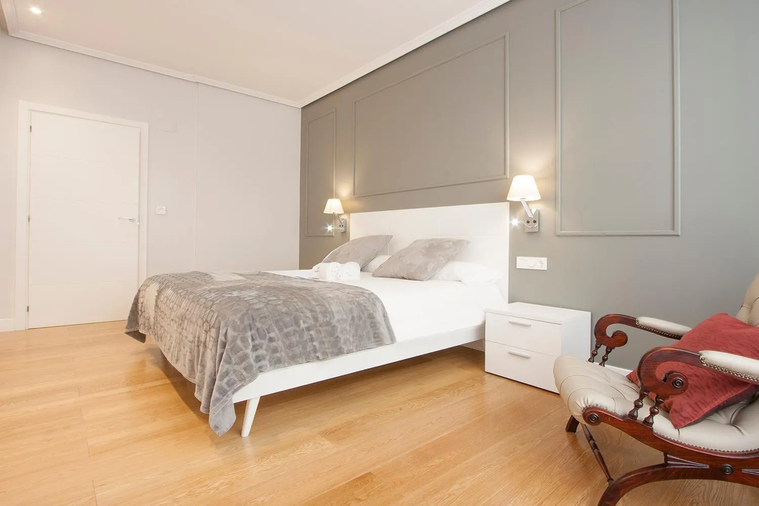 Bed in Gerezi - Basque Stay