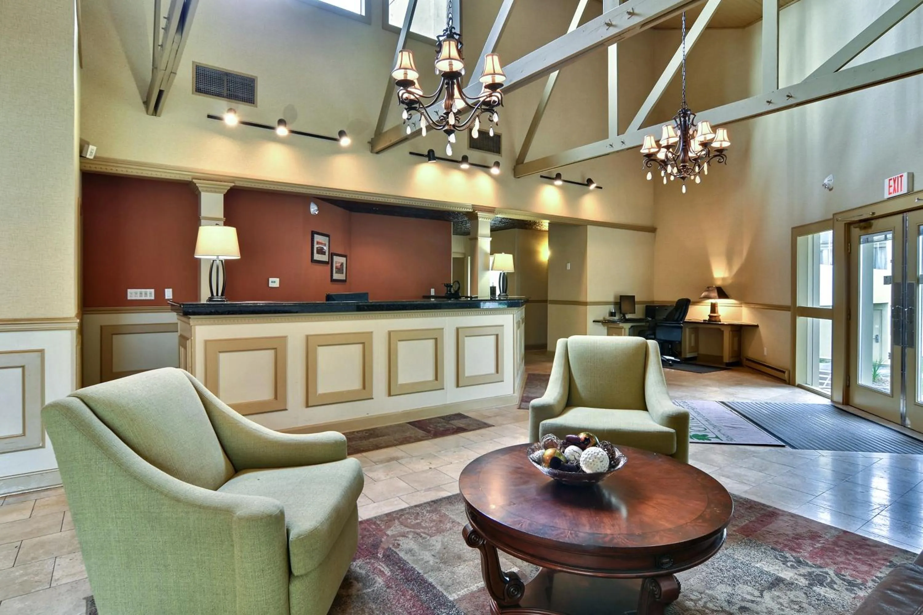 Lobby or reception in Toftrees Golf Resort