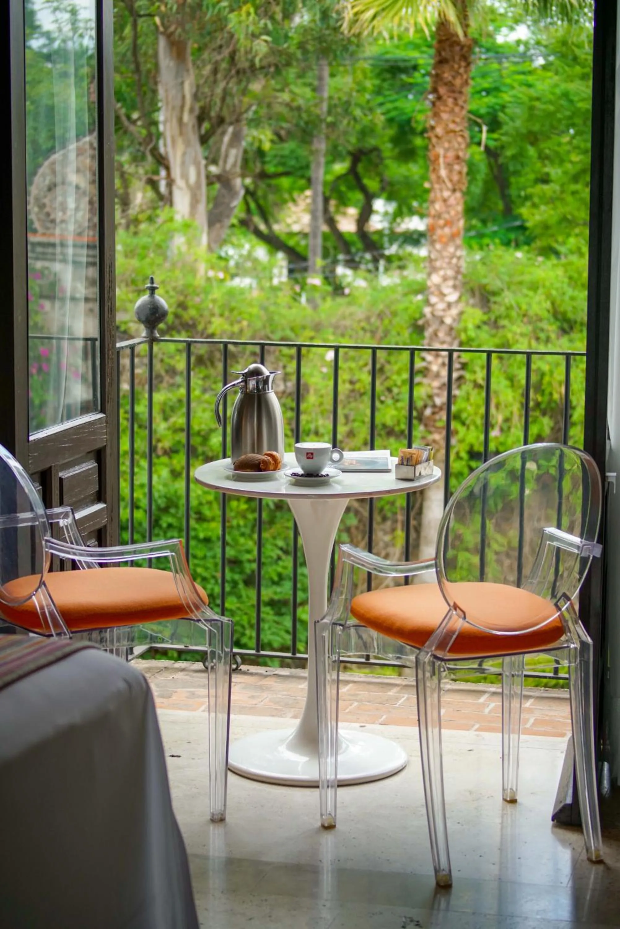 Balcony/Terrace in Anticavilla Hotel Restaurante & Spa