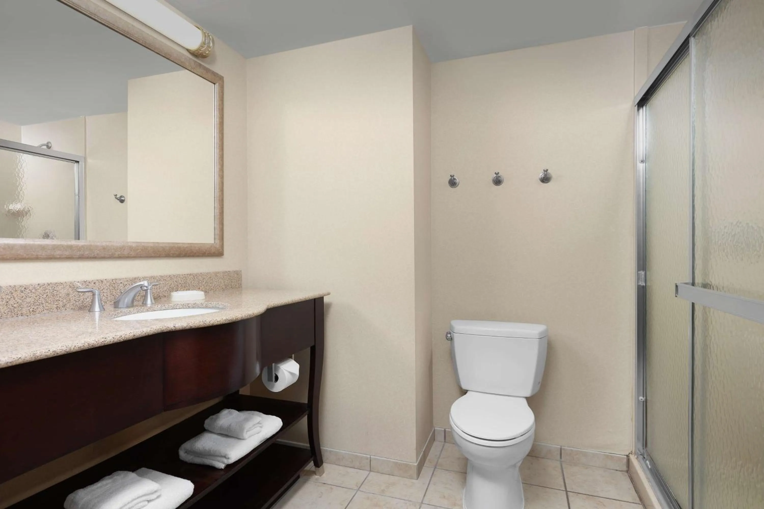 Bathroom in Hampton Inn Syracuse Clay