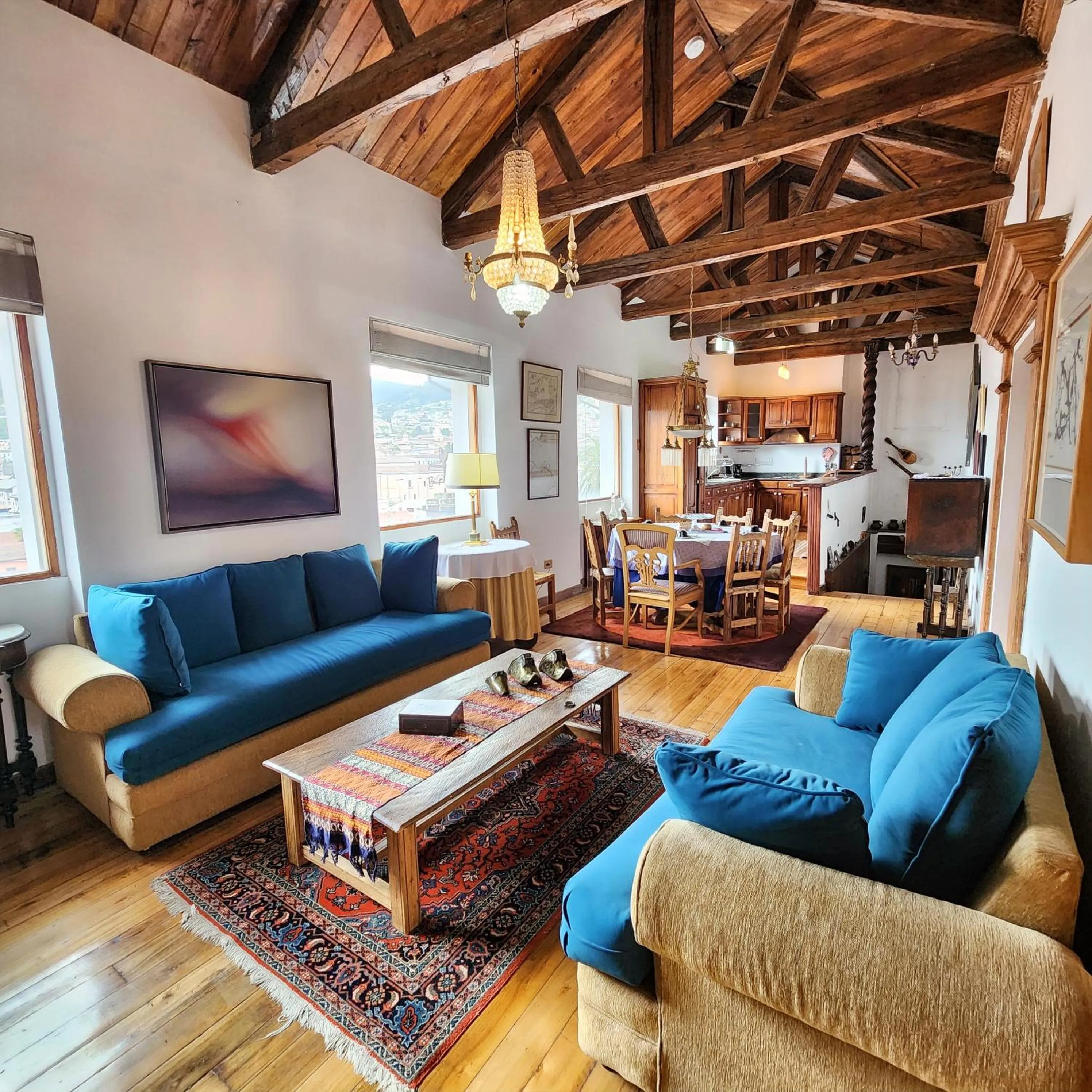 Living room in Hotel Boutique Casa San Marcos