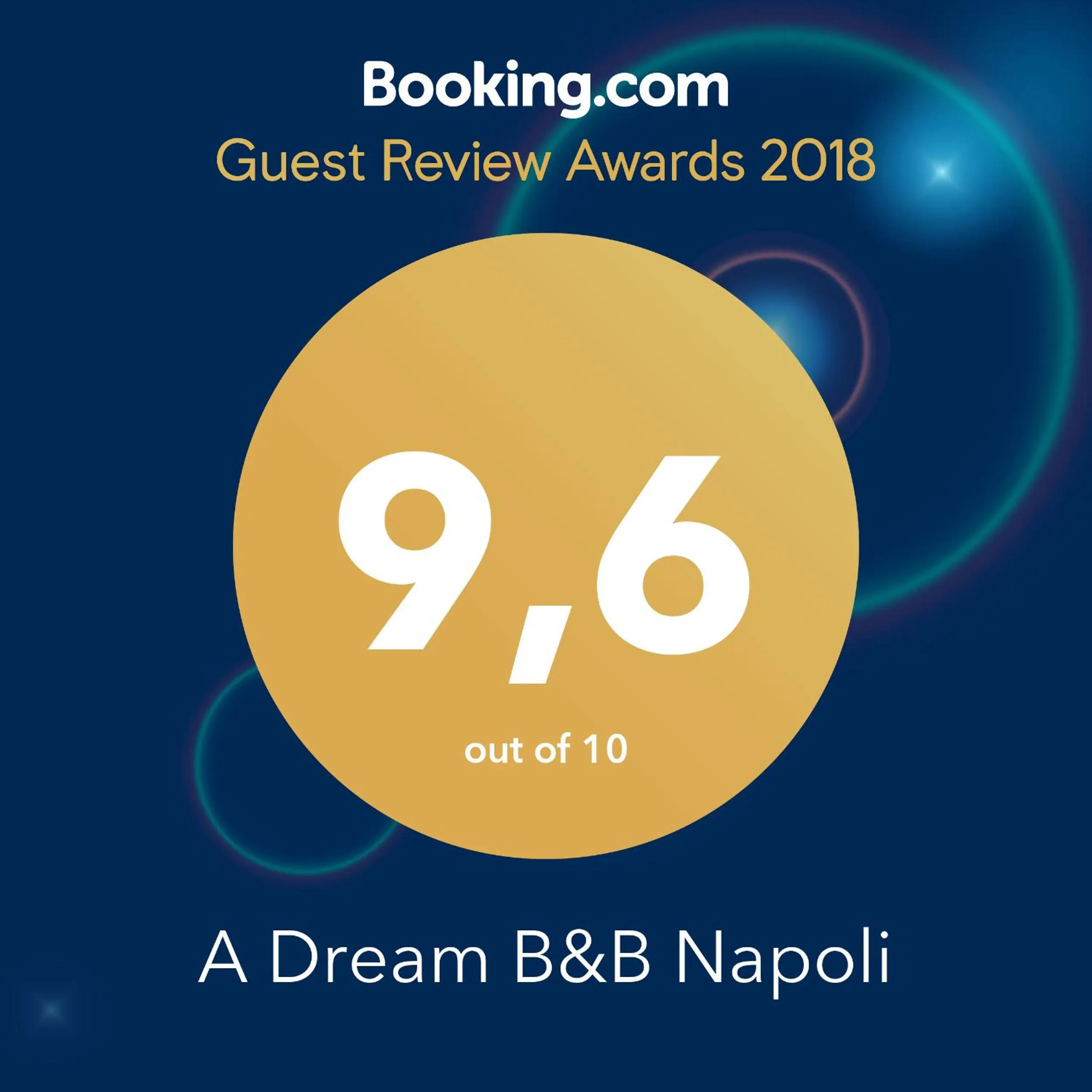 Certificate/Award in A Dream B&B Napoli