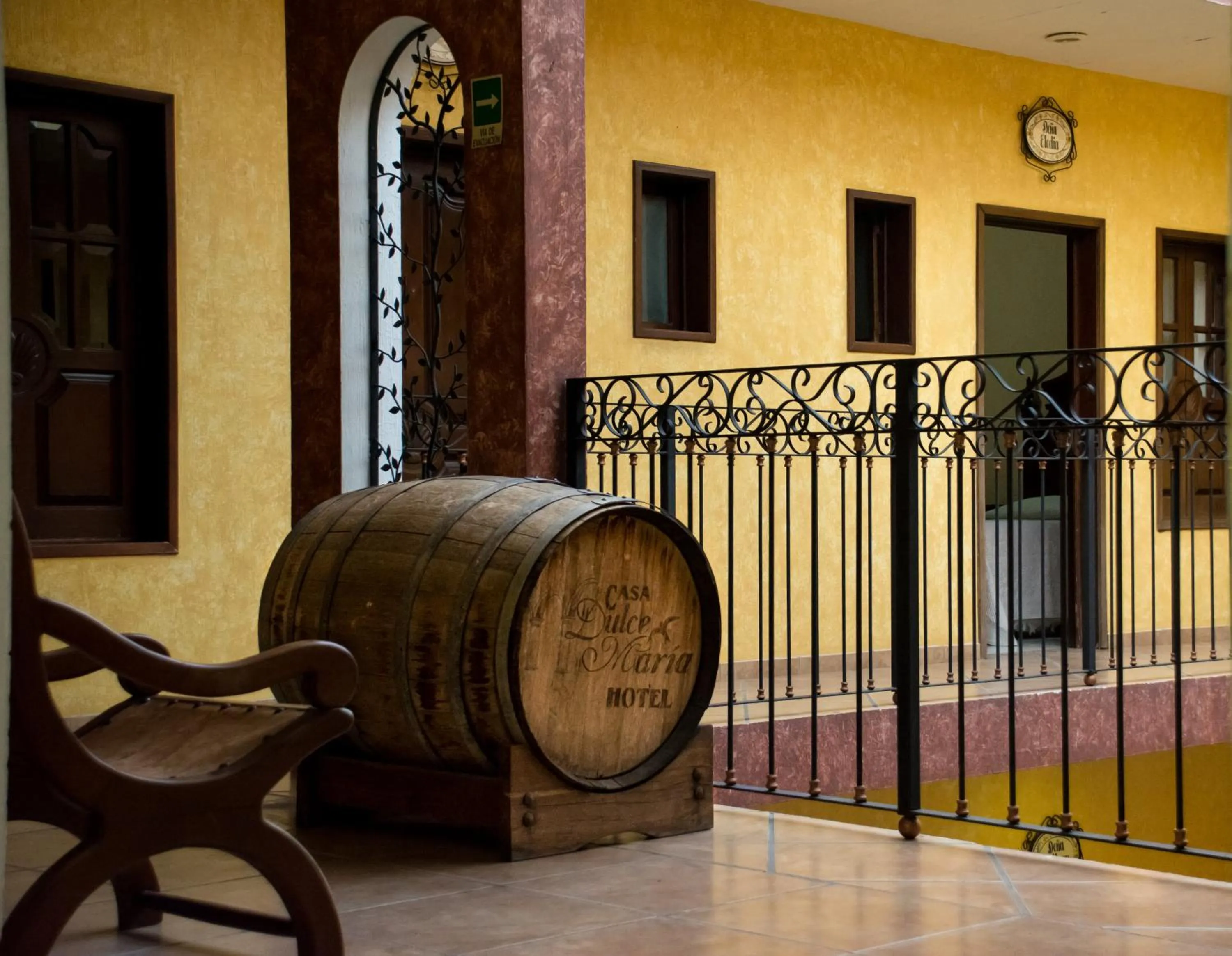 Patio in Hotel Casa Dulce Maria