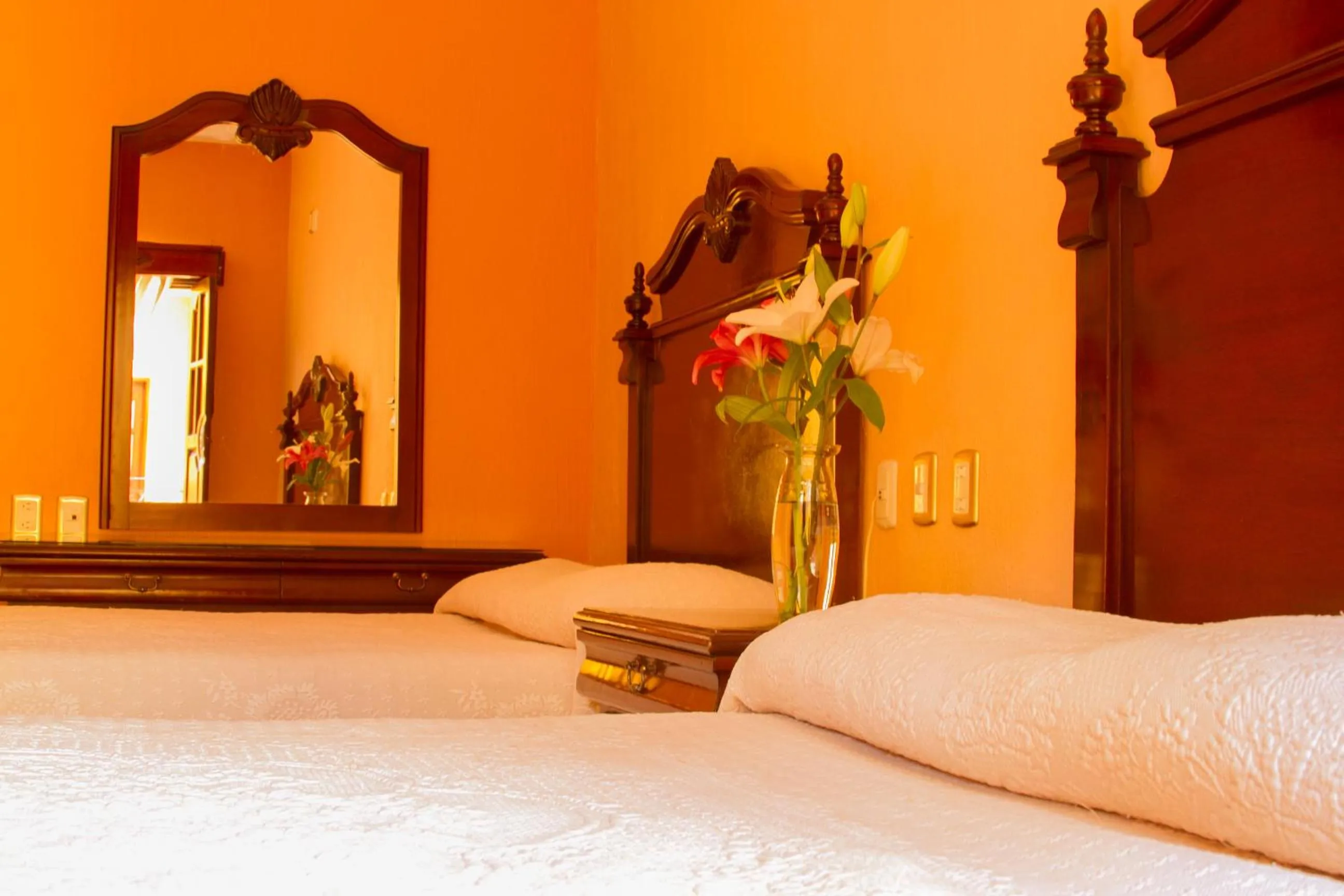 Bed in Hotel Casa Dulce Maria