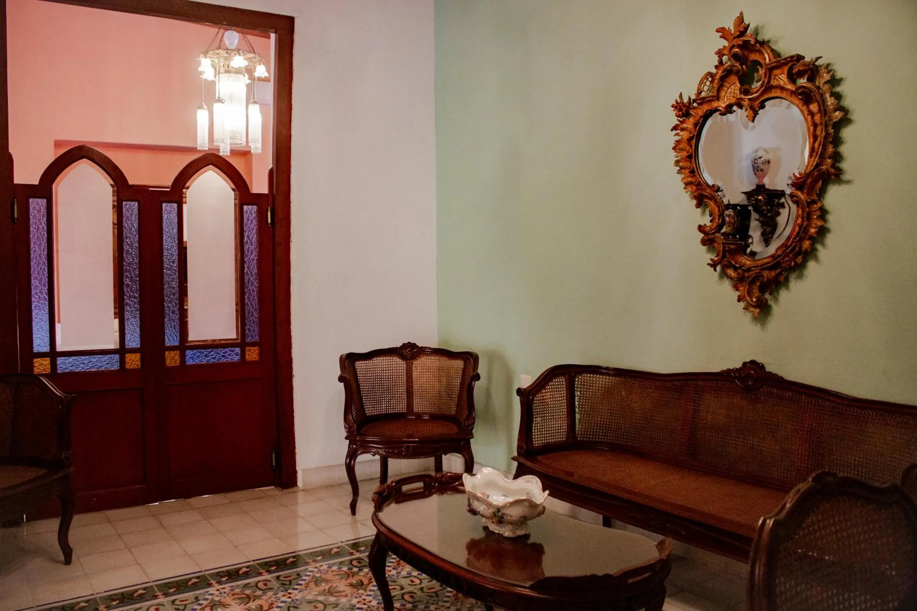 Living room in Hotel Boutique Casa Don Gustavo, Campeche