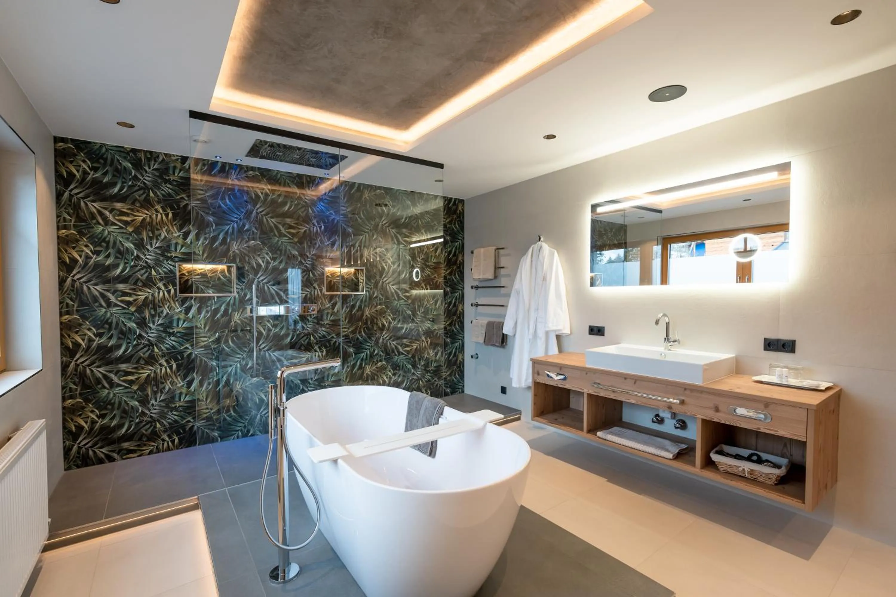 Bathroom in Hotel Huber Hochland