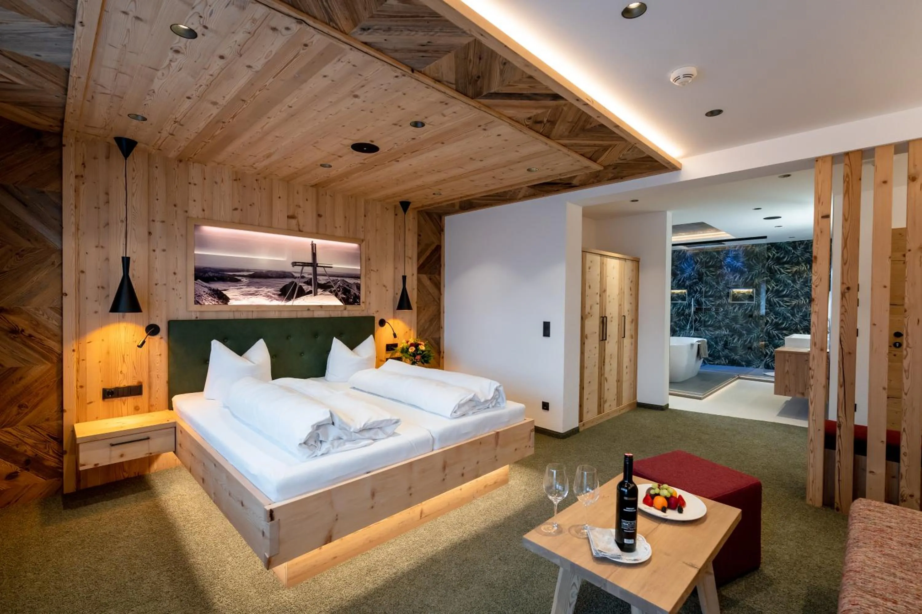 Photo of the whole room, Bed in Hotel Huber Hochland