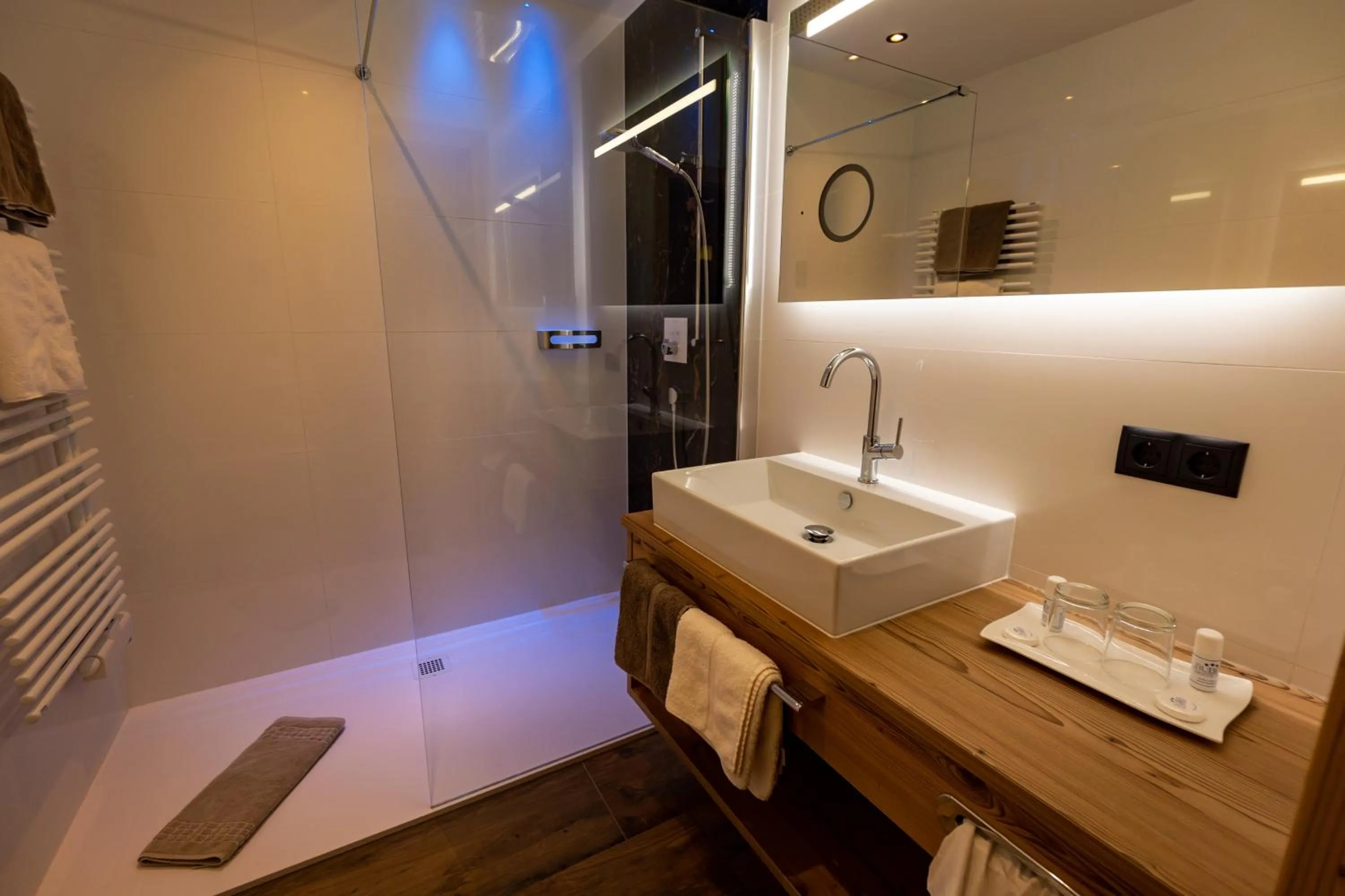 Bathroom in Hotel Huber Hochland