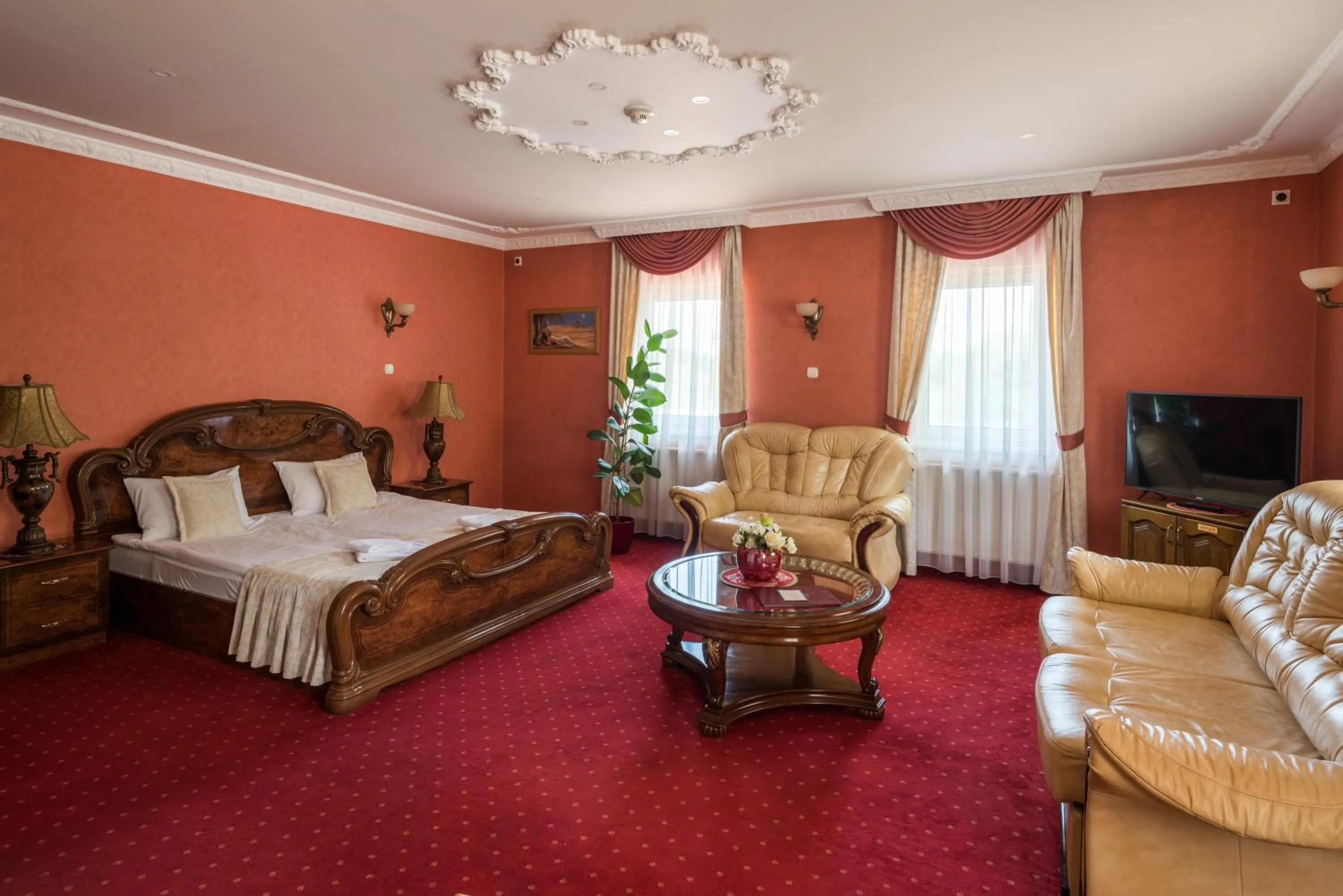 Bed in Hotel Bíbic és Tüskevár Étterem és Horgásztó