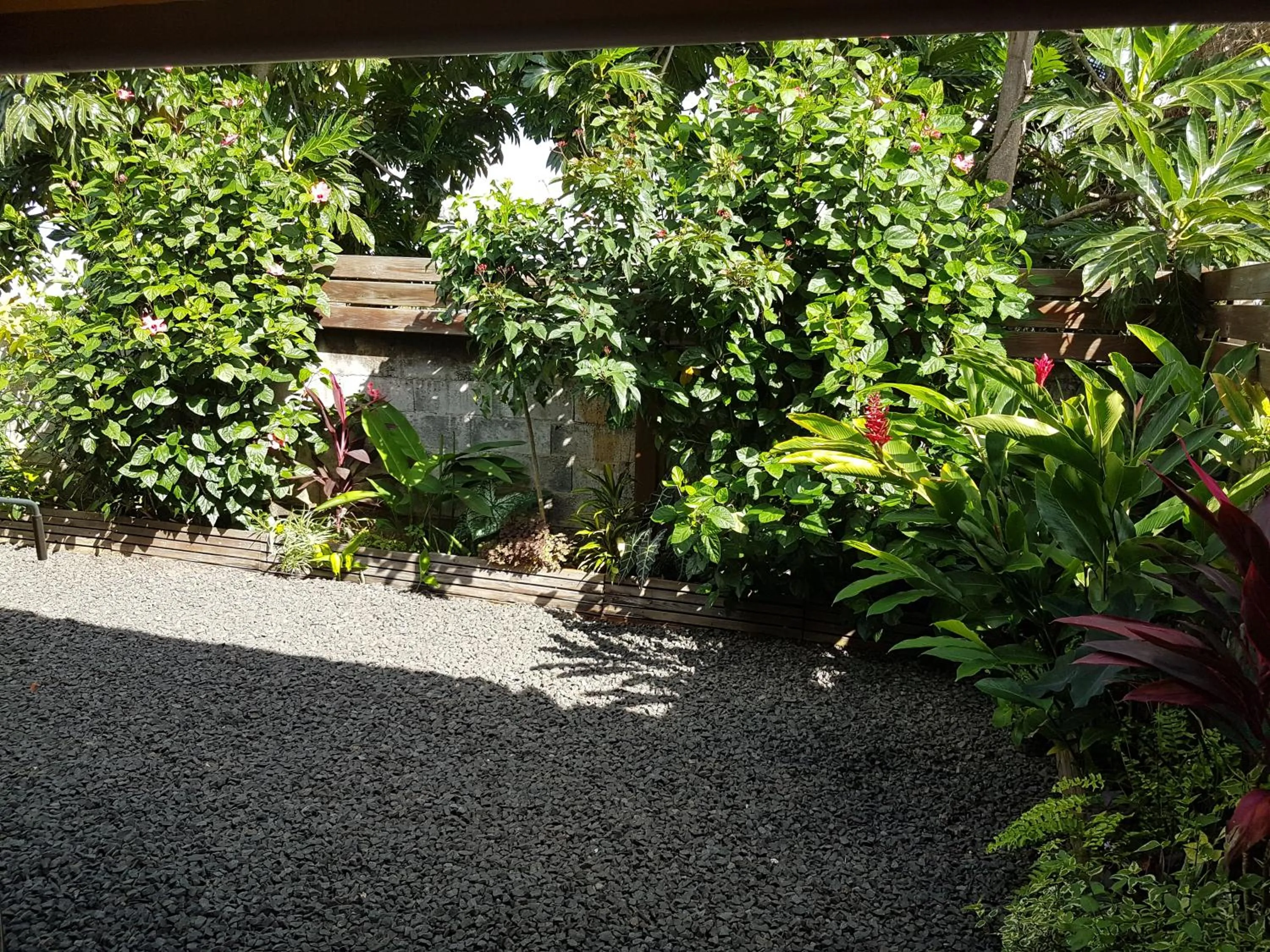 Garden in Ilet Blanc