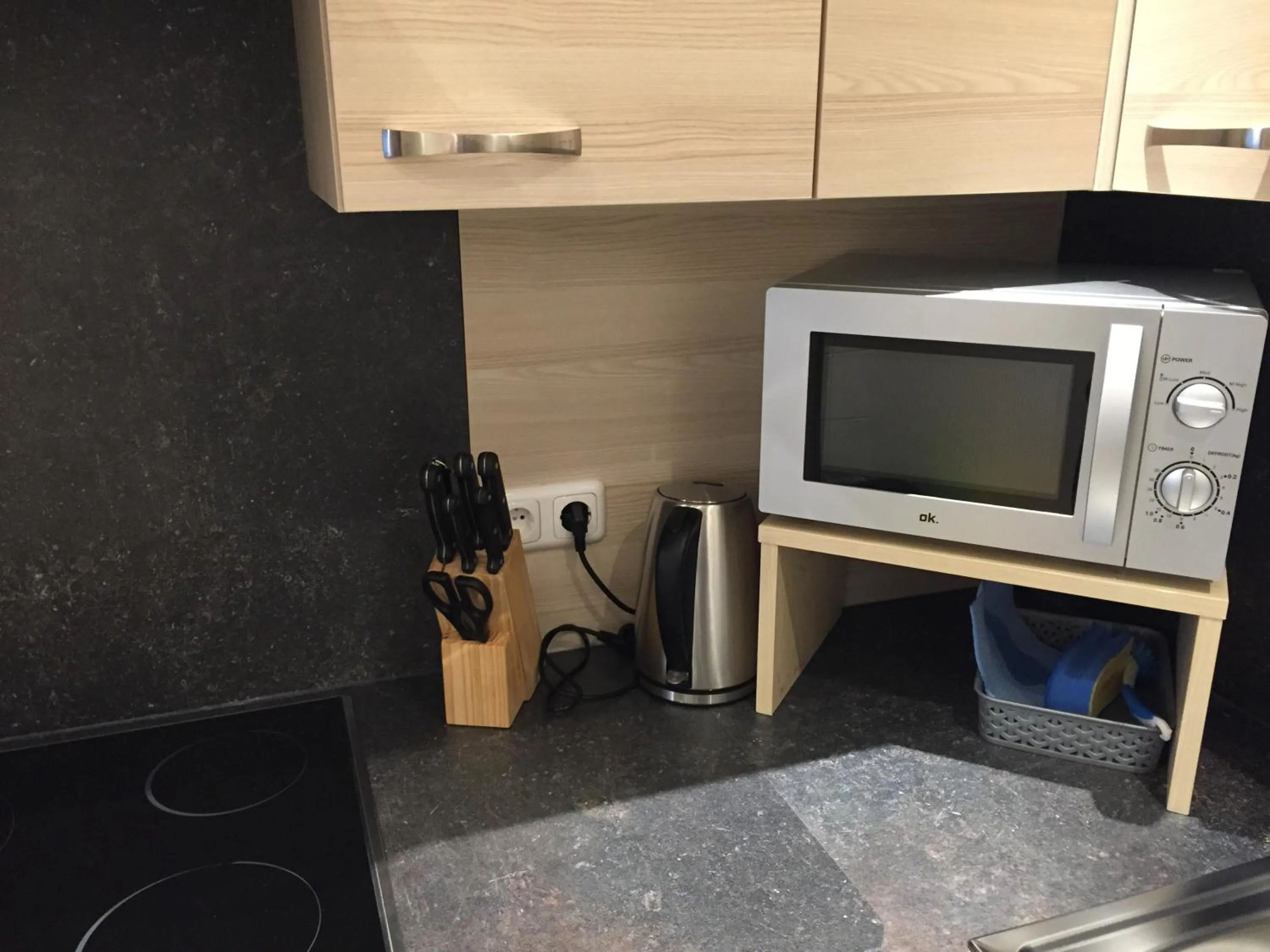 Kitchen or kitchenette in Haus Heimo