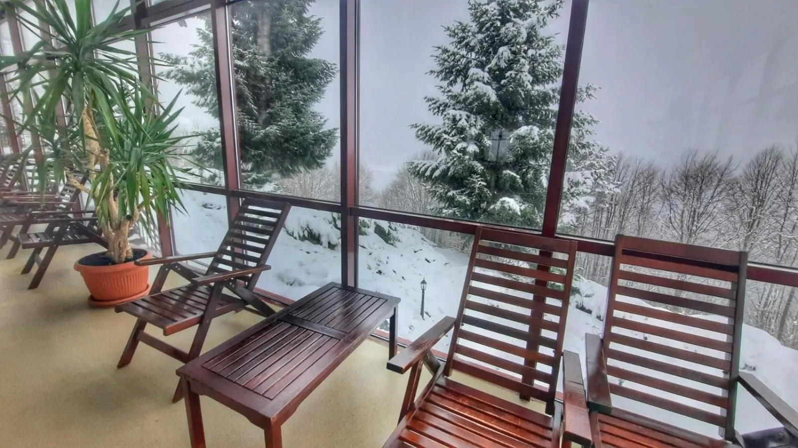 Swimming pool in Hotel Valea cu Pesti