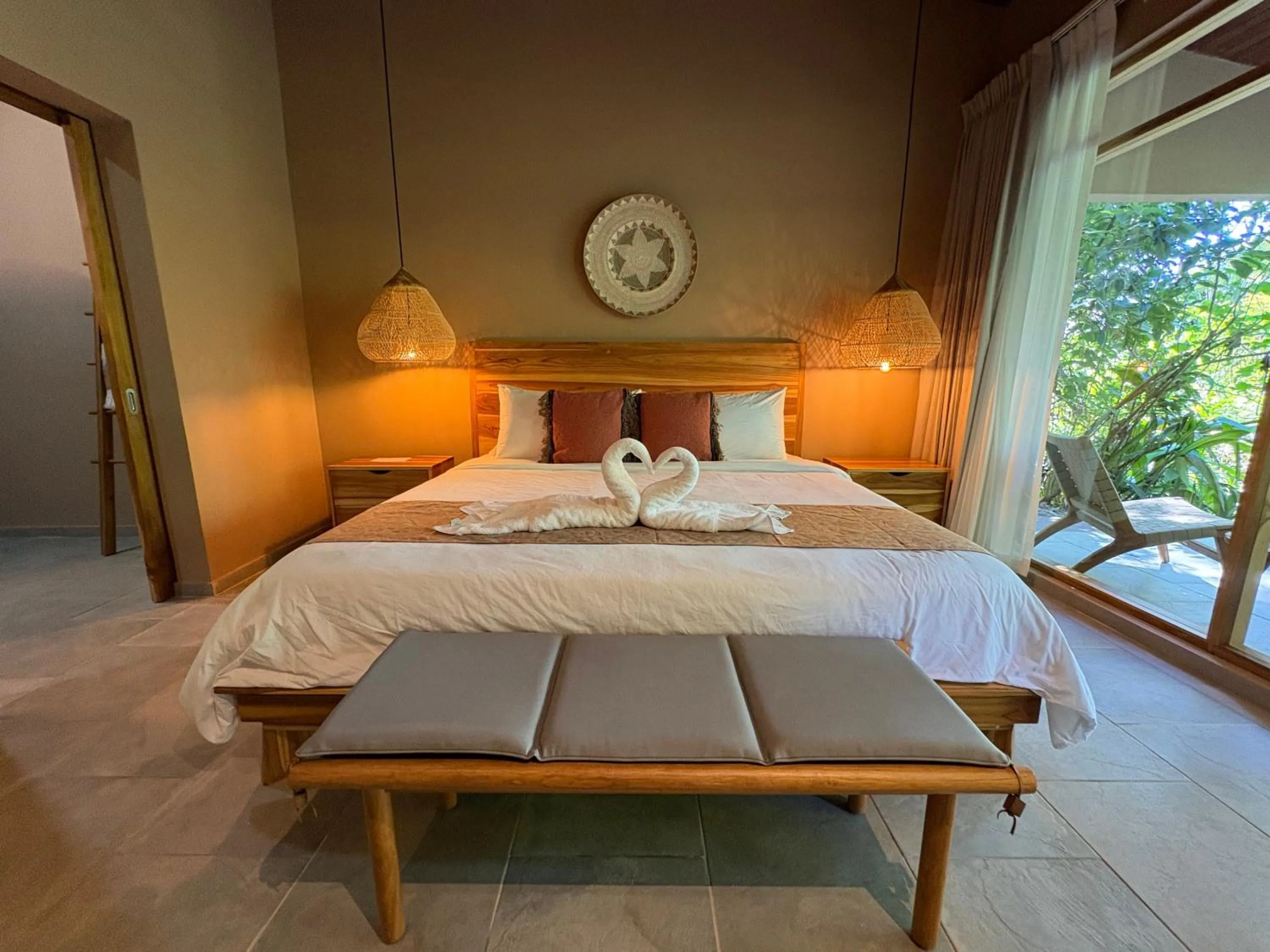 Bed in The Falls at Manuel Antonio