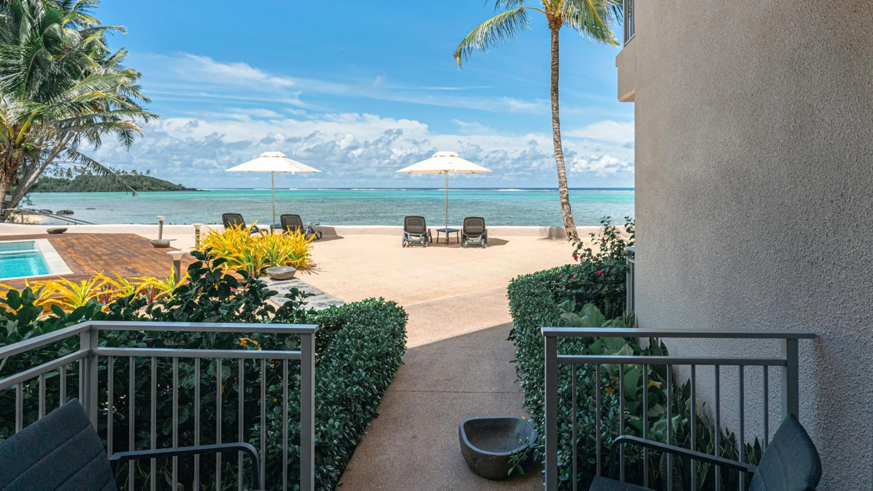 Patio in Moana Sands Lagoon Resort - Adults Only