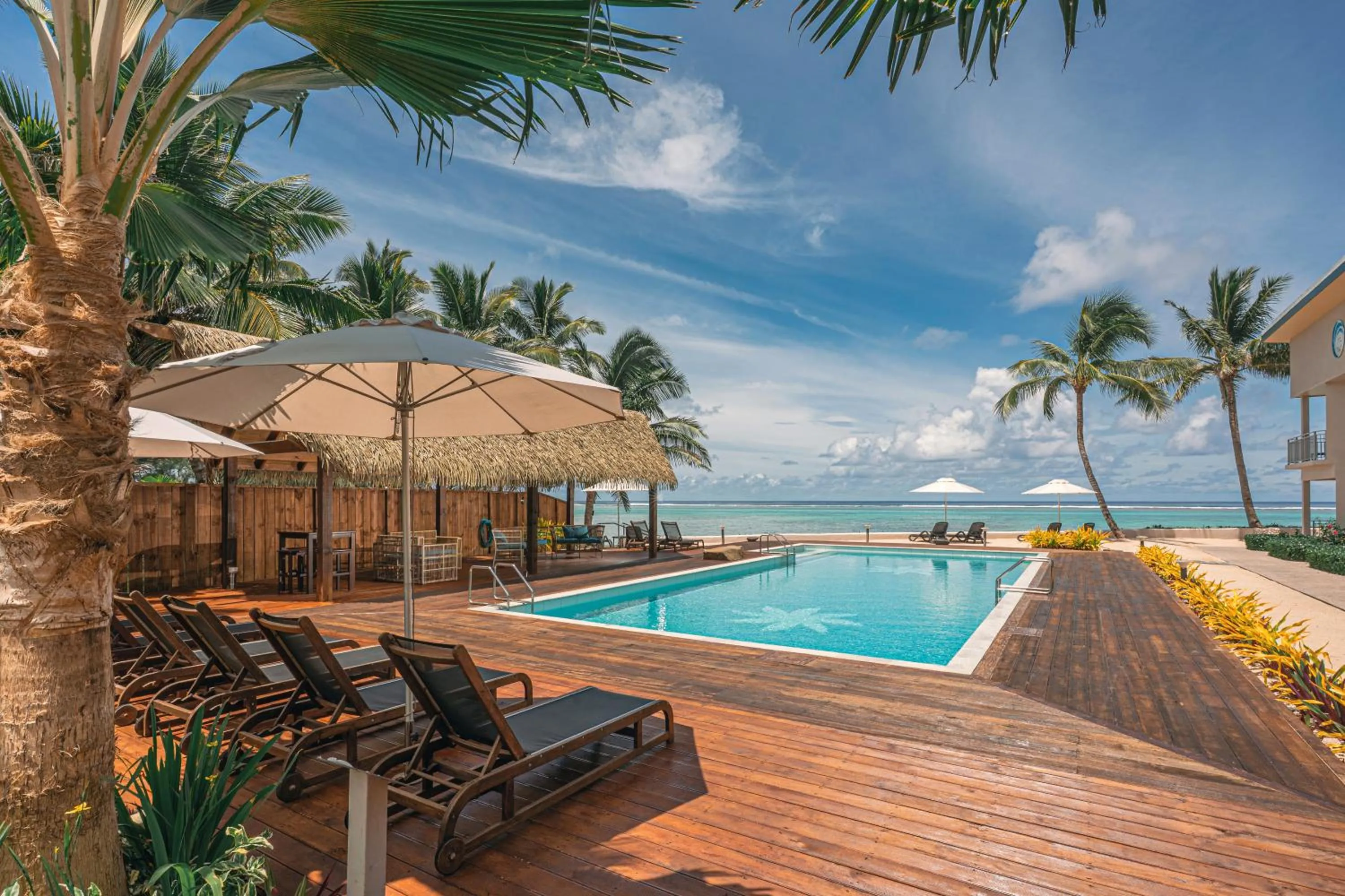 Pool view in Moana Sands Lagoon Resort - Adults Only