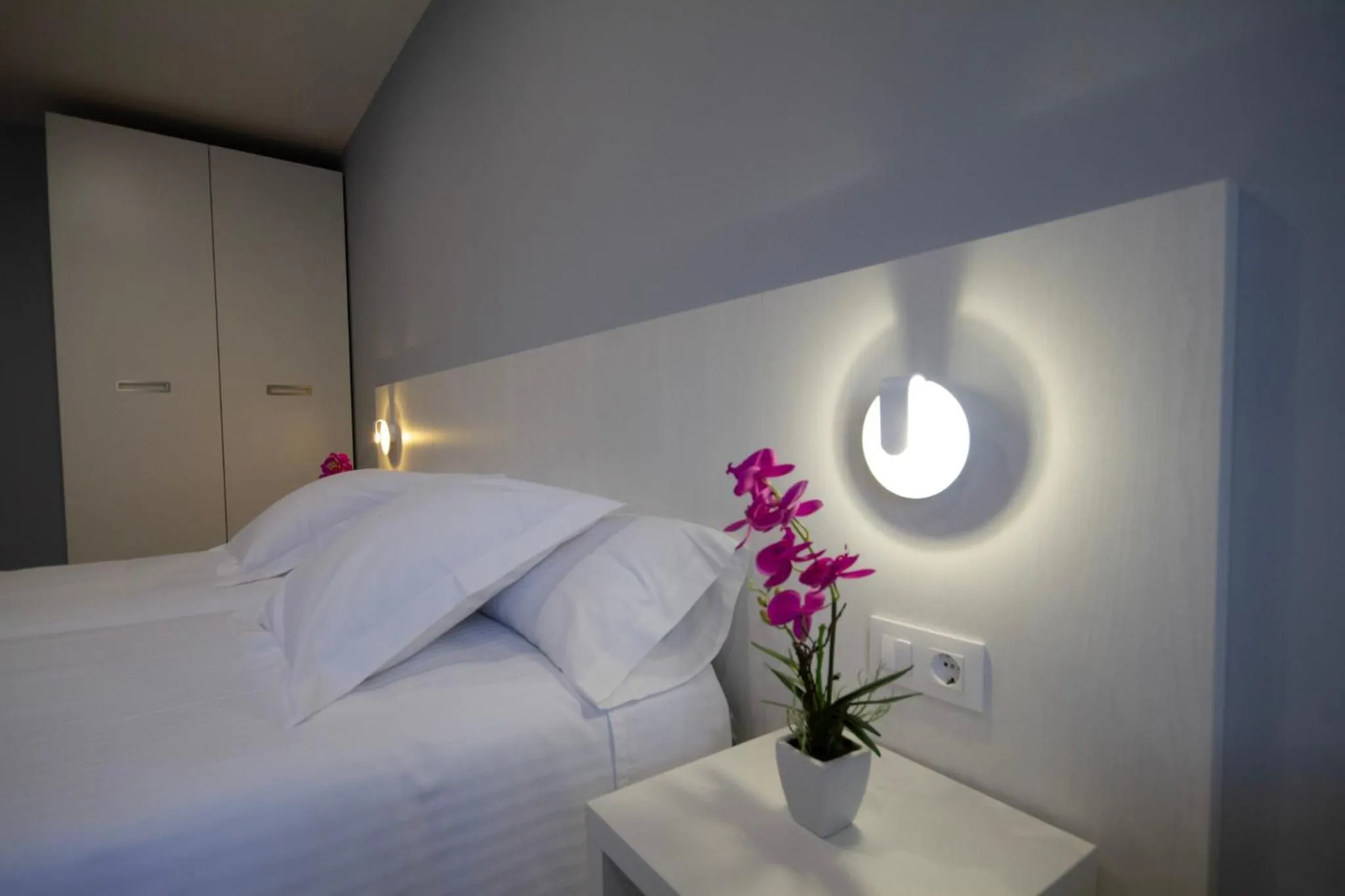 Bed in Hotel Río Asón