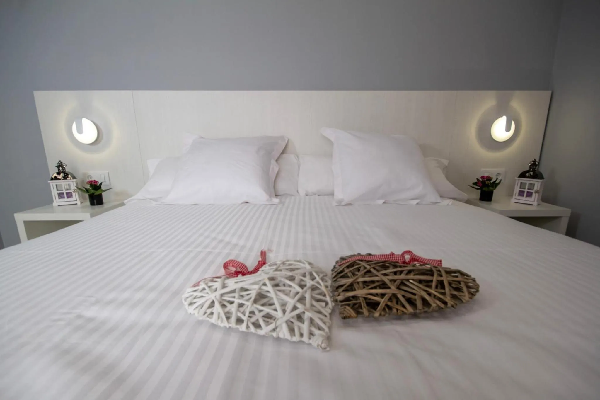 Bed in Hotel Río Asón