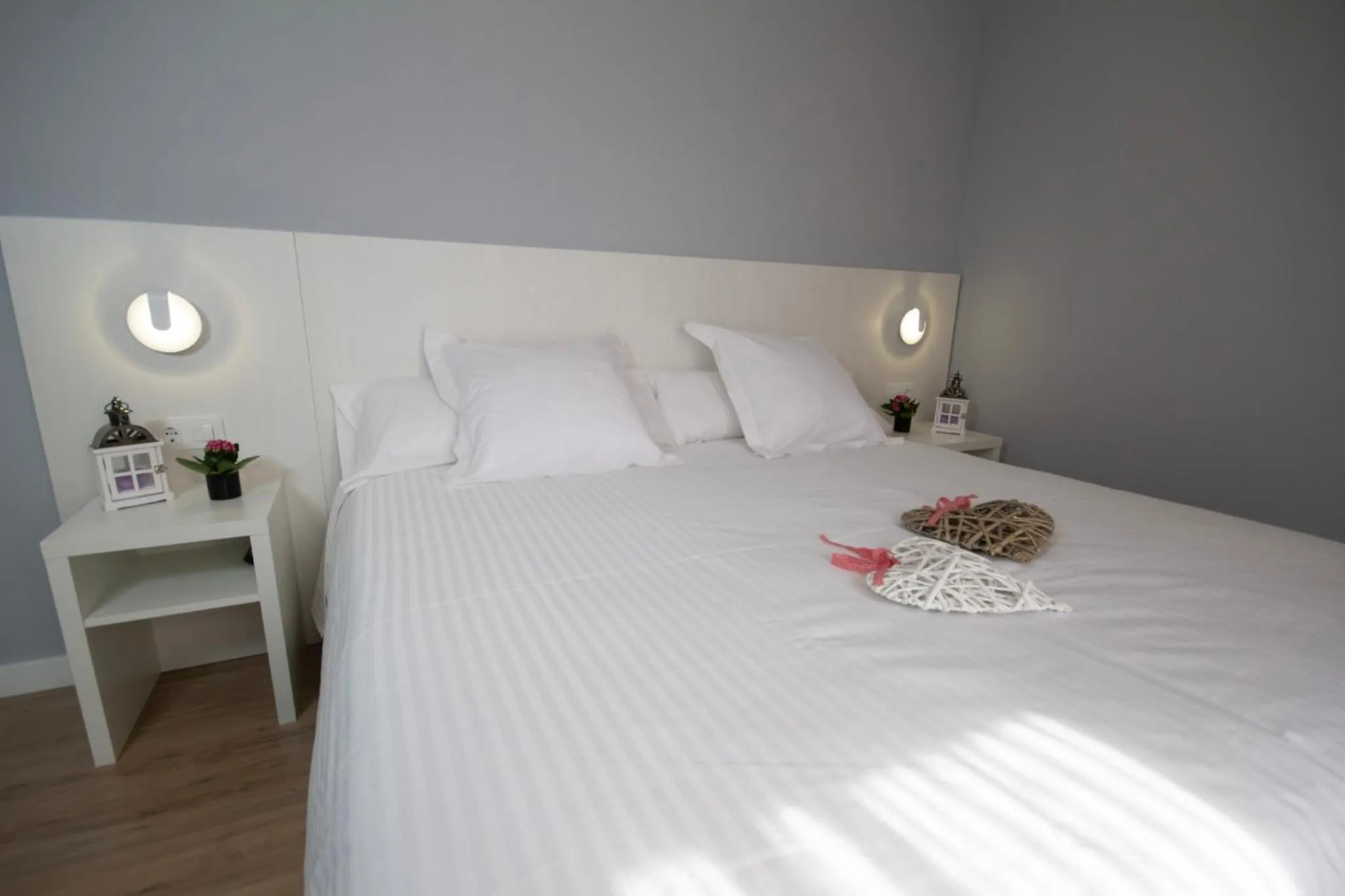 Bed in Hotel Río Asón