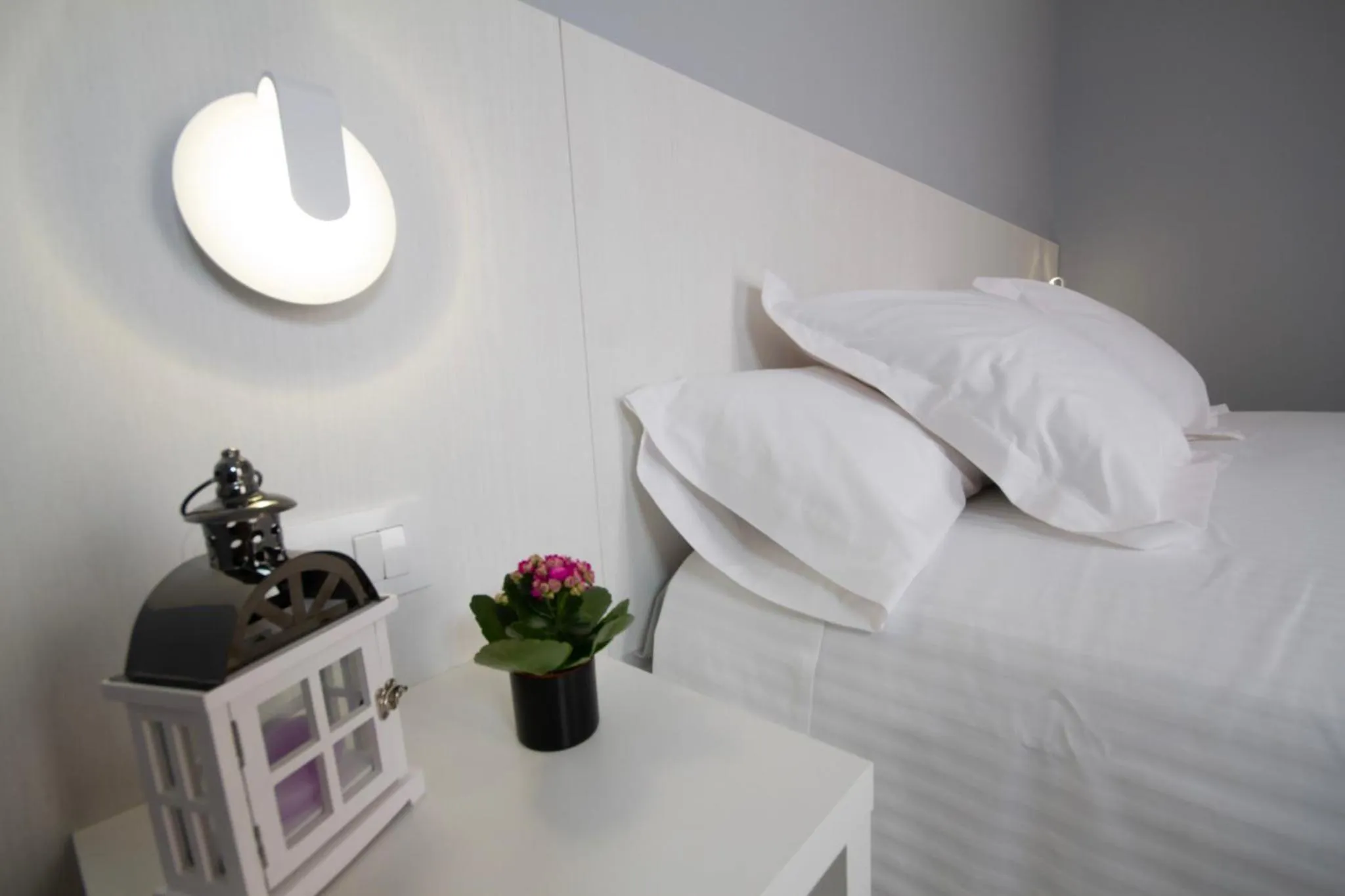 Bed in Hotel Río Asón