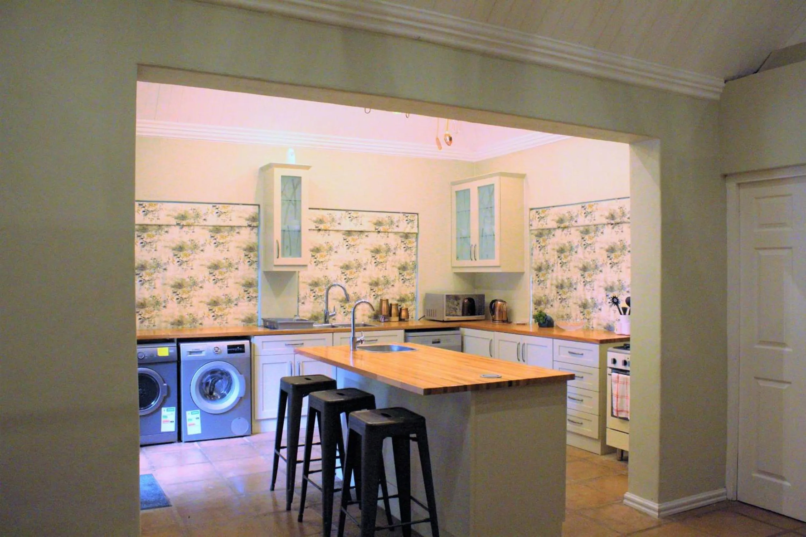 Kitchen or kitchenette in Mount Shekinah Country Hotel