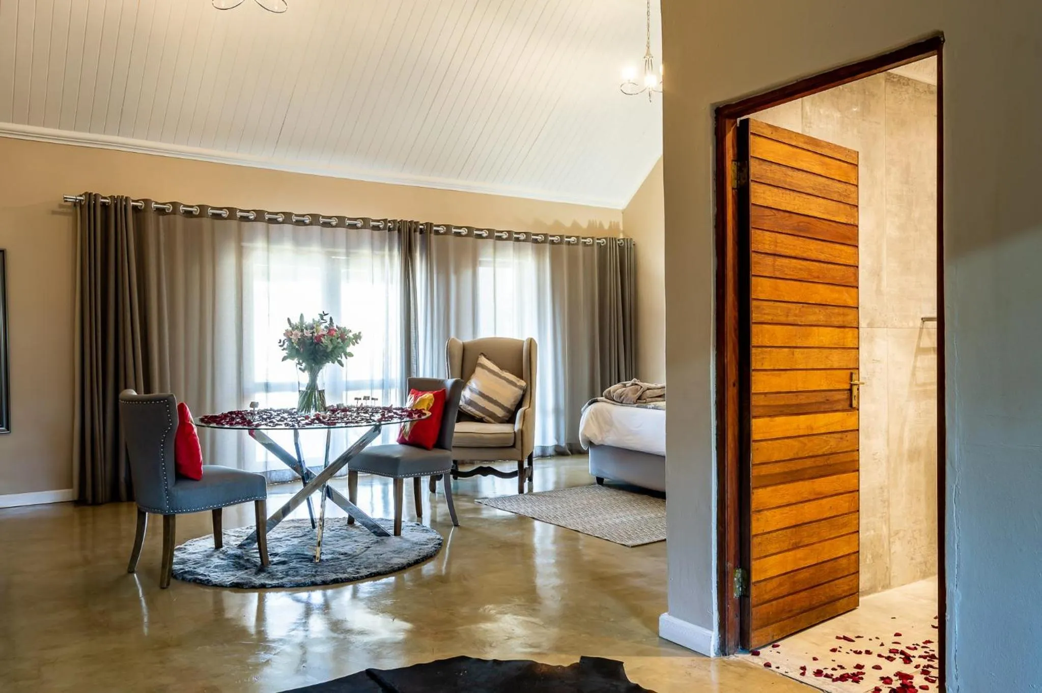 Living room in Mount Shekinah Country Hotel