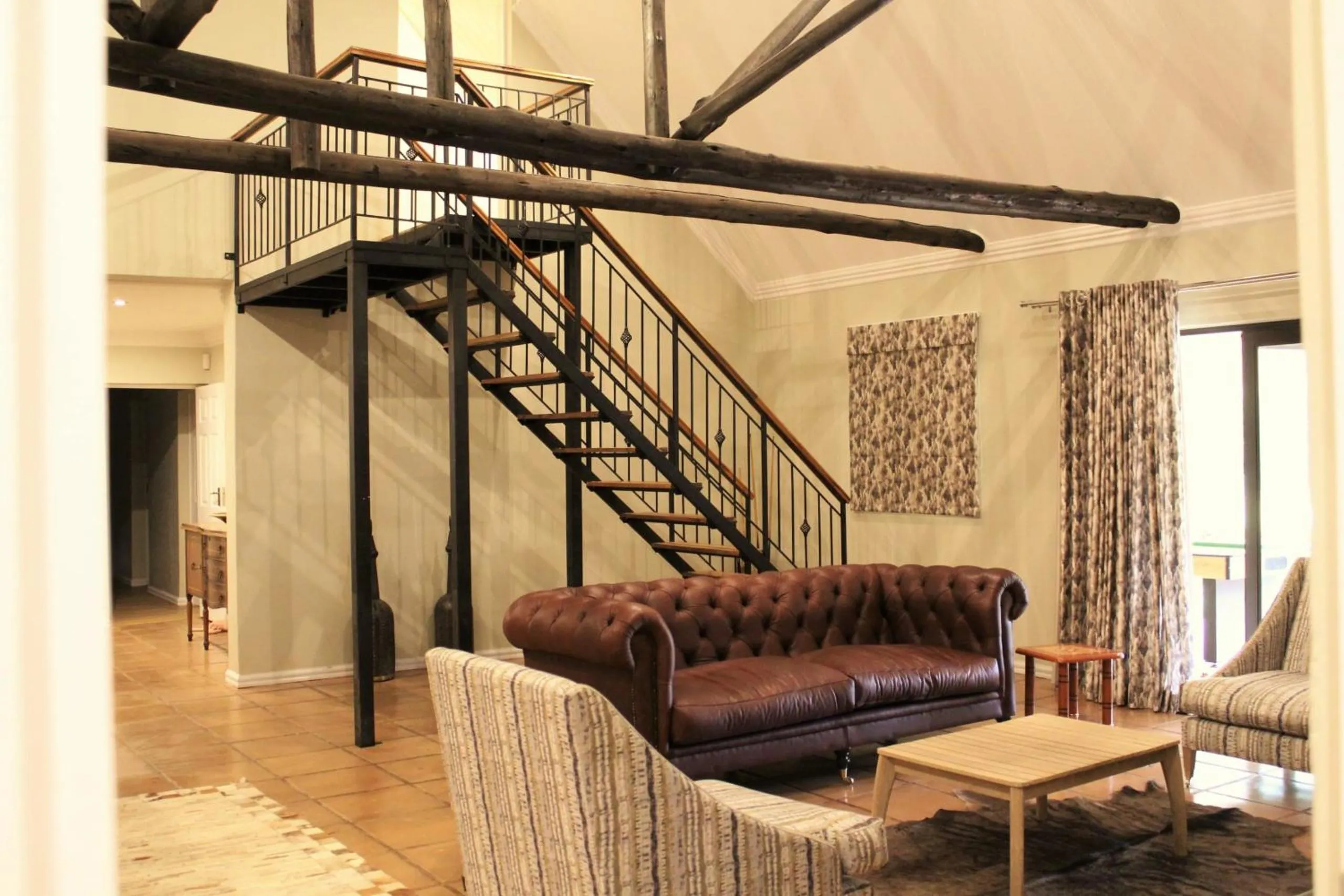 Seating area in Mount Shekinah Country Hotel