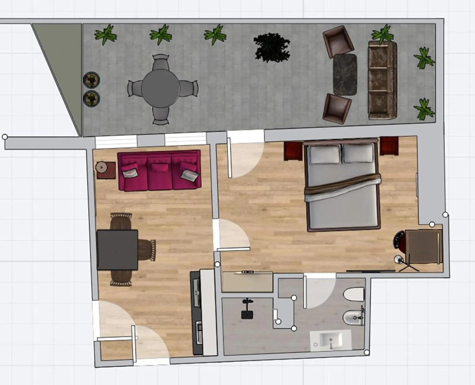 Floor plan in Hotel Cavallino D'Oro Bed&Breakfast
