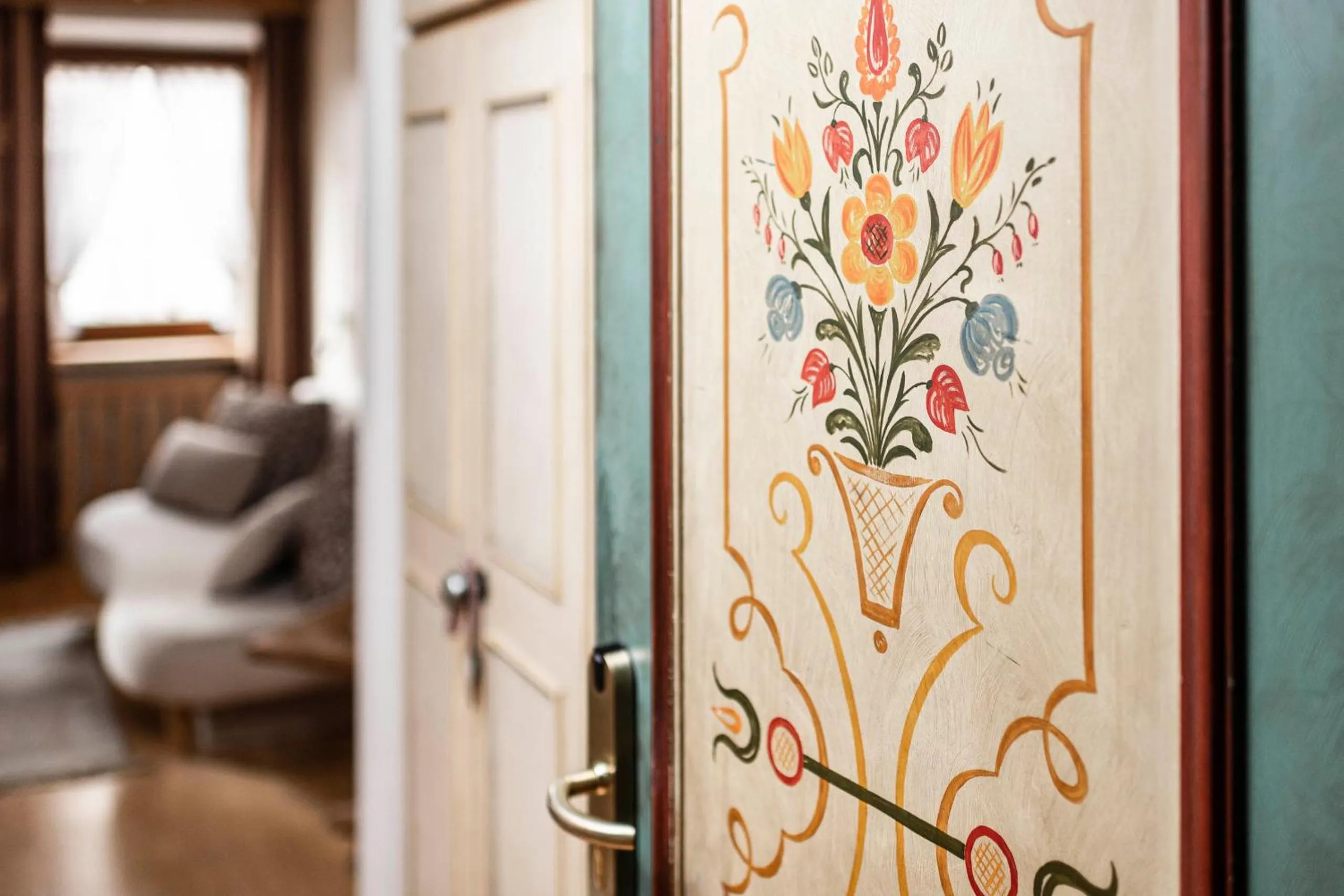 Decorative detail in Hotel Cavallino D'Oro Bed&Breakfast