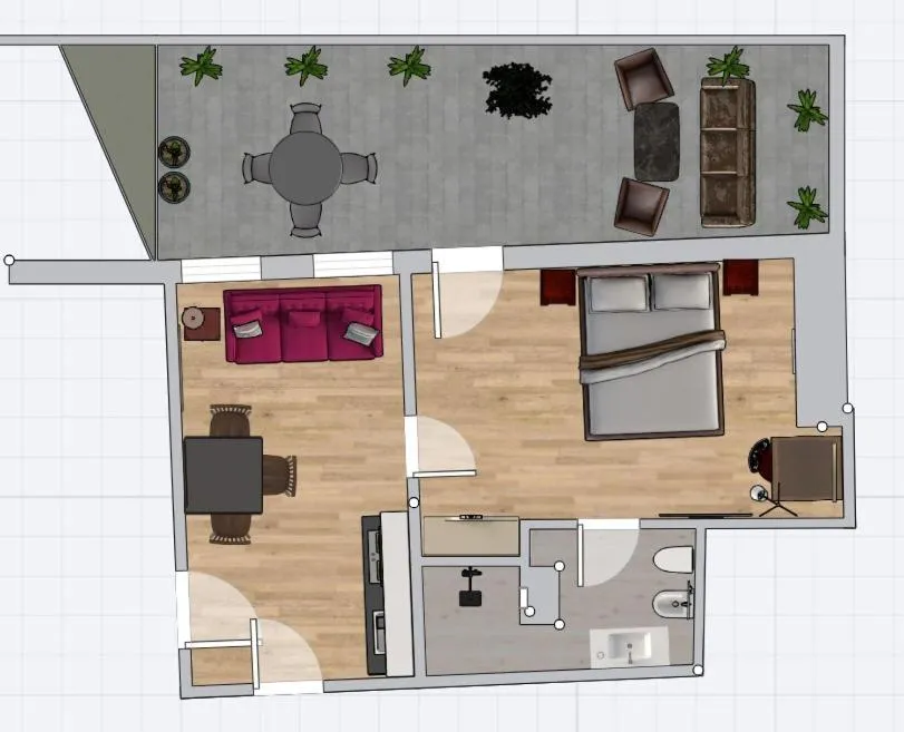 Floor plan in Hotel Cavallino D'Oro Bed&Breakfast