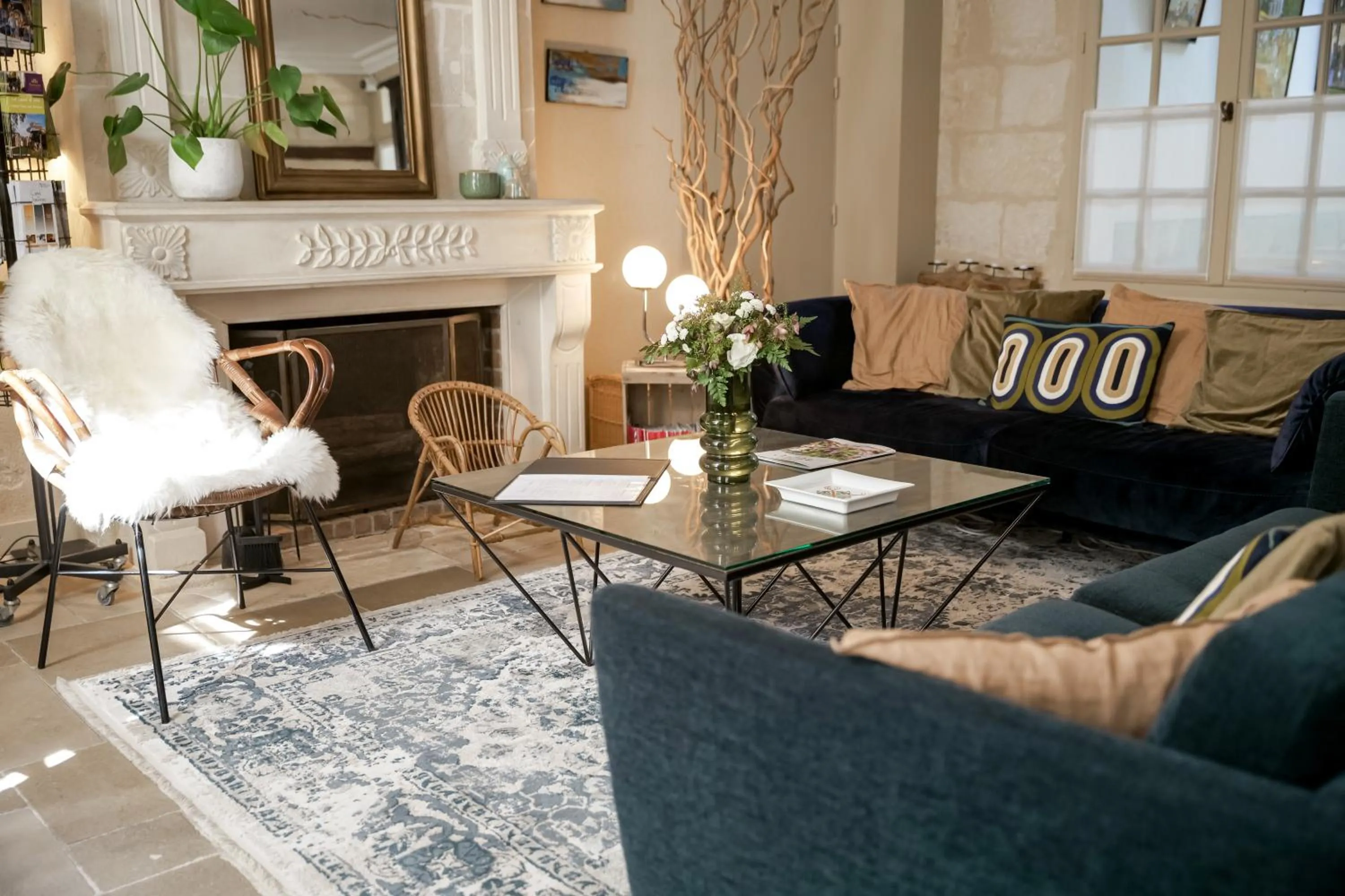 Living room in Hôtel de Biencourt