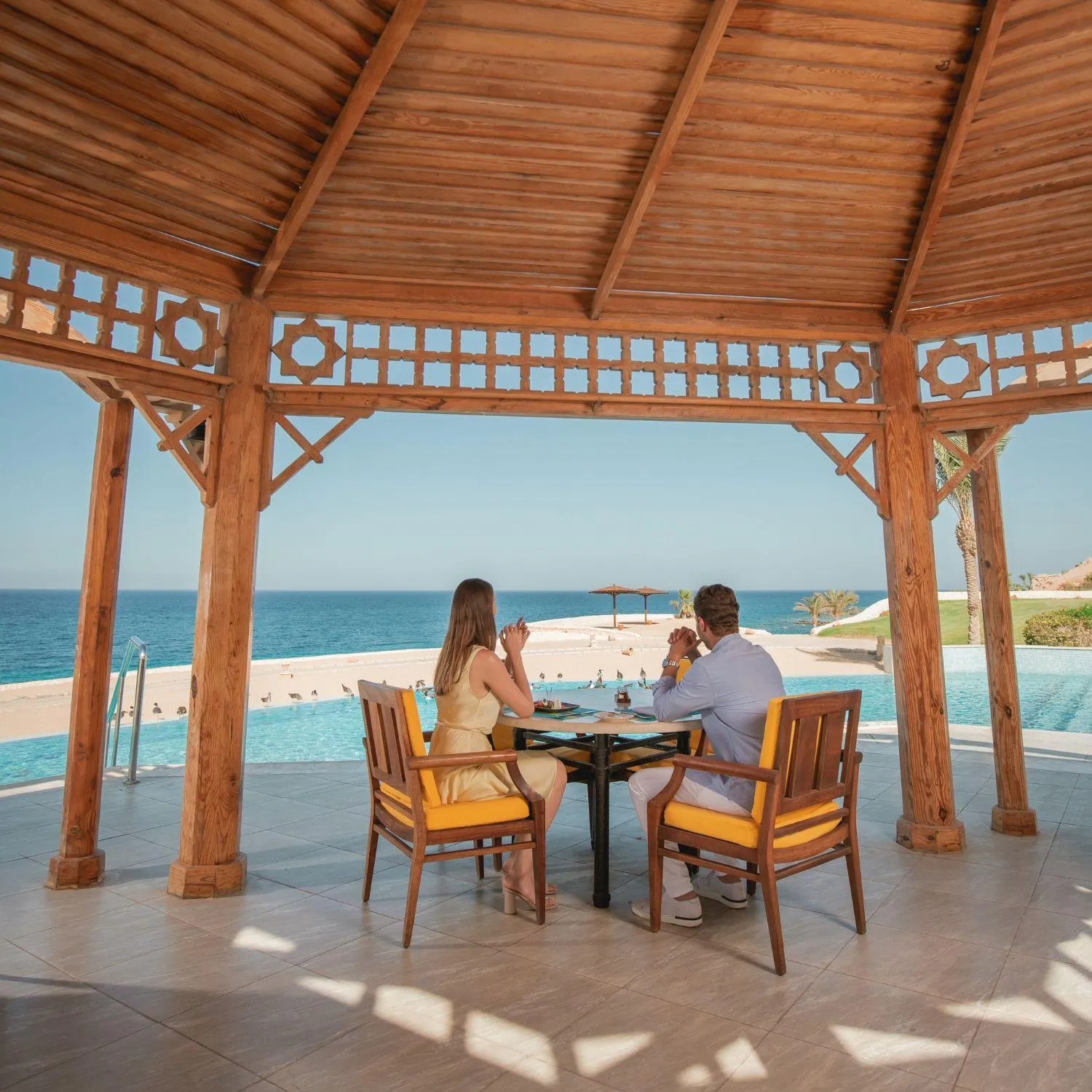 Beach in The Oberoi Beach Resort, Sahl Hasheesh