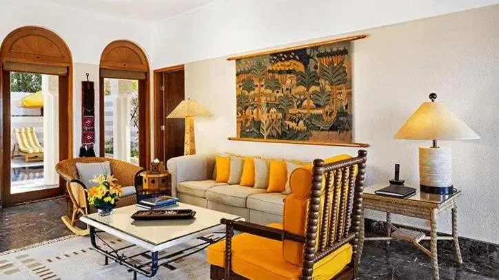 Living room in The Oberoi Beach Resort, Sahl Hasheesh