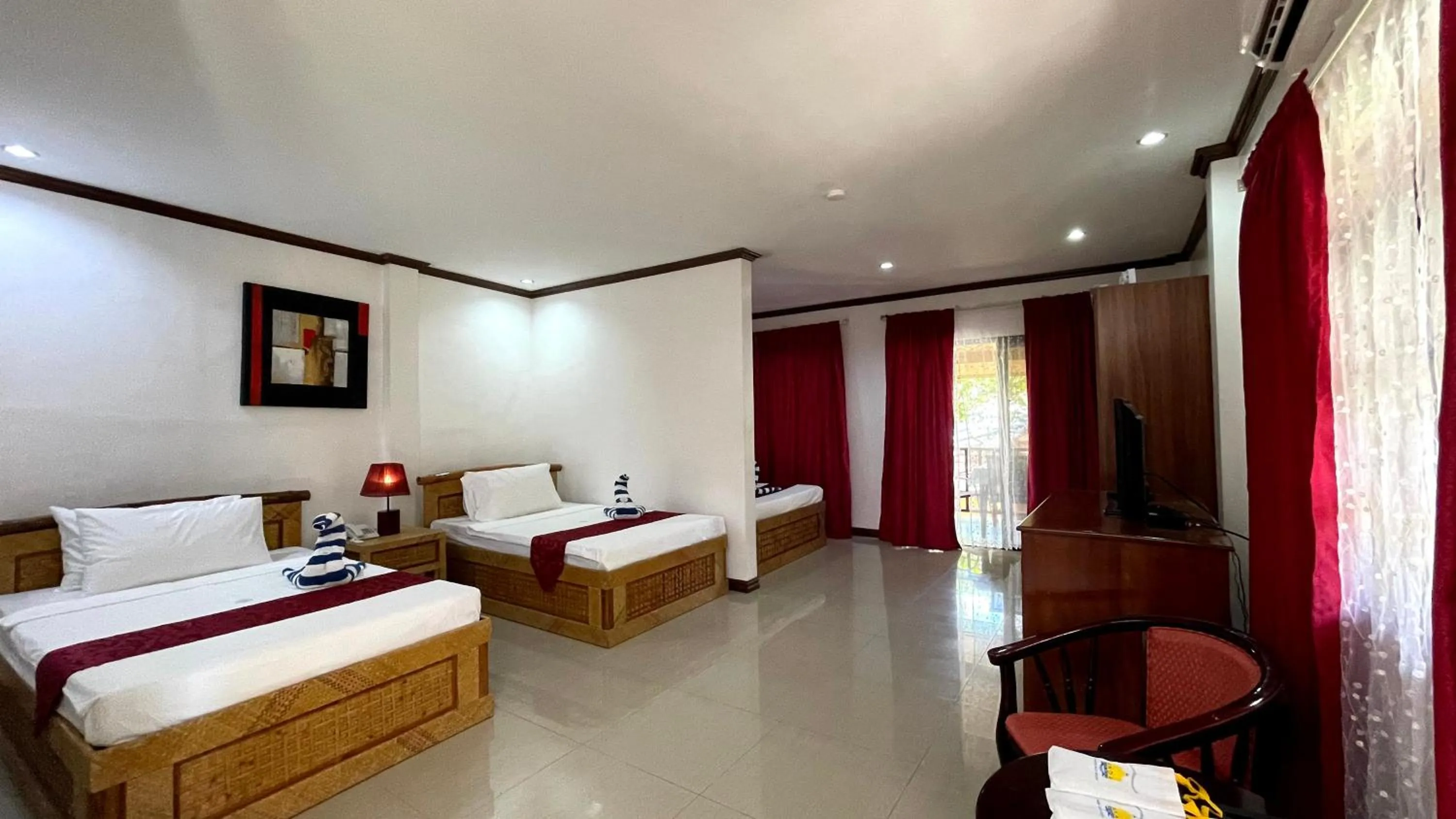 Photo of the whole room, Bed in Anda White Beach Resort