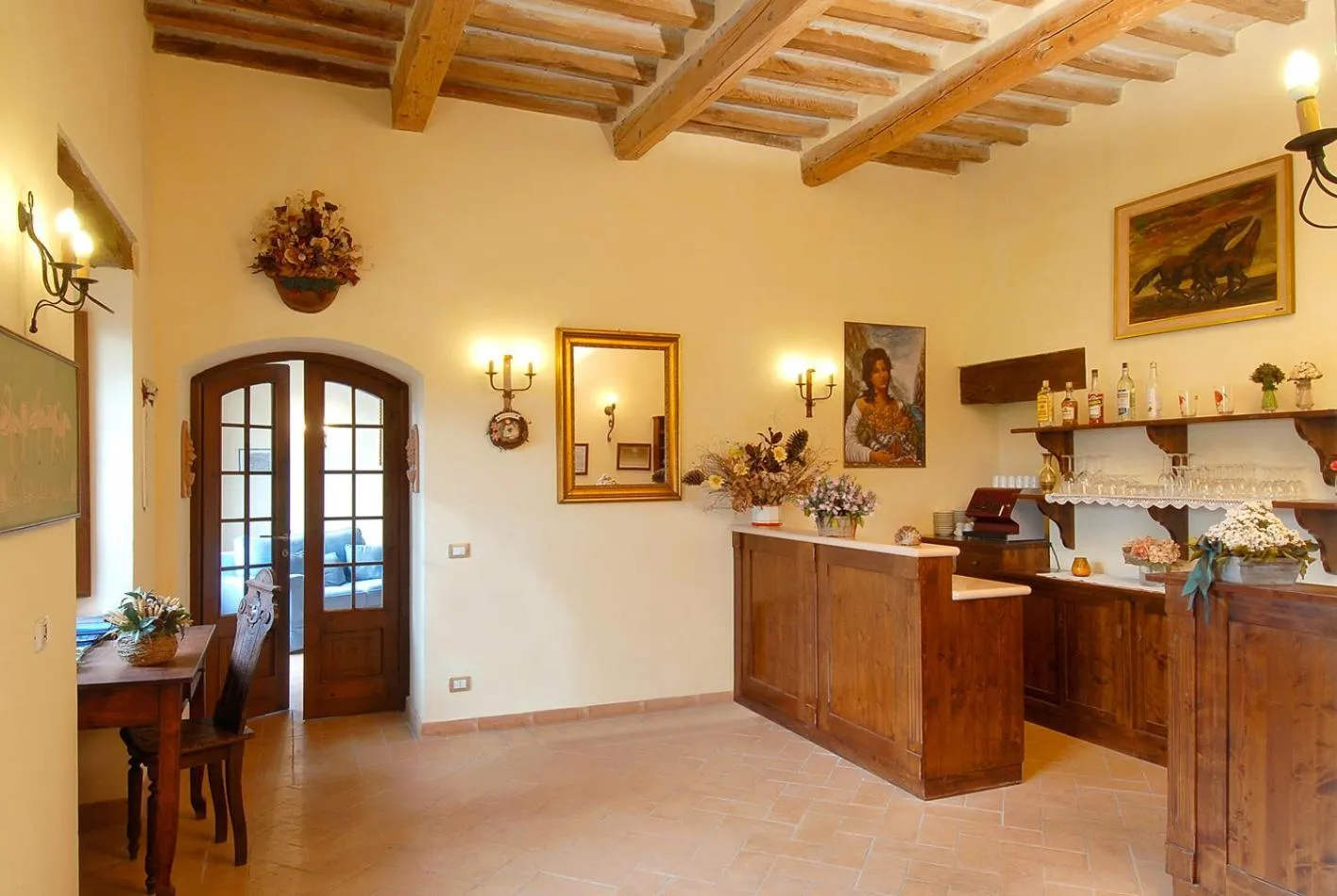 Lobby or reception in Parco Ducale Country House