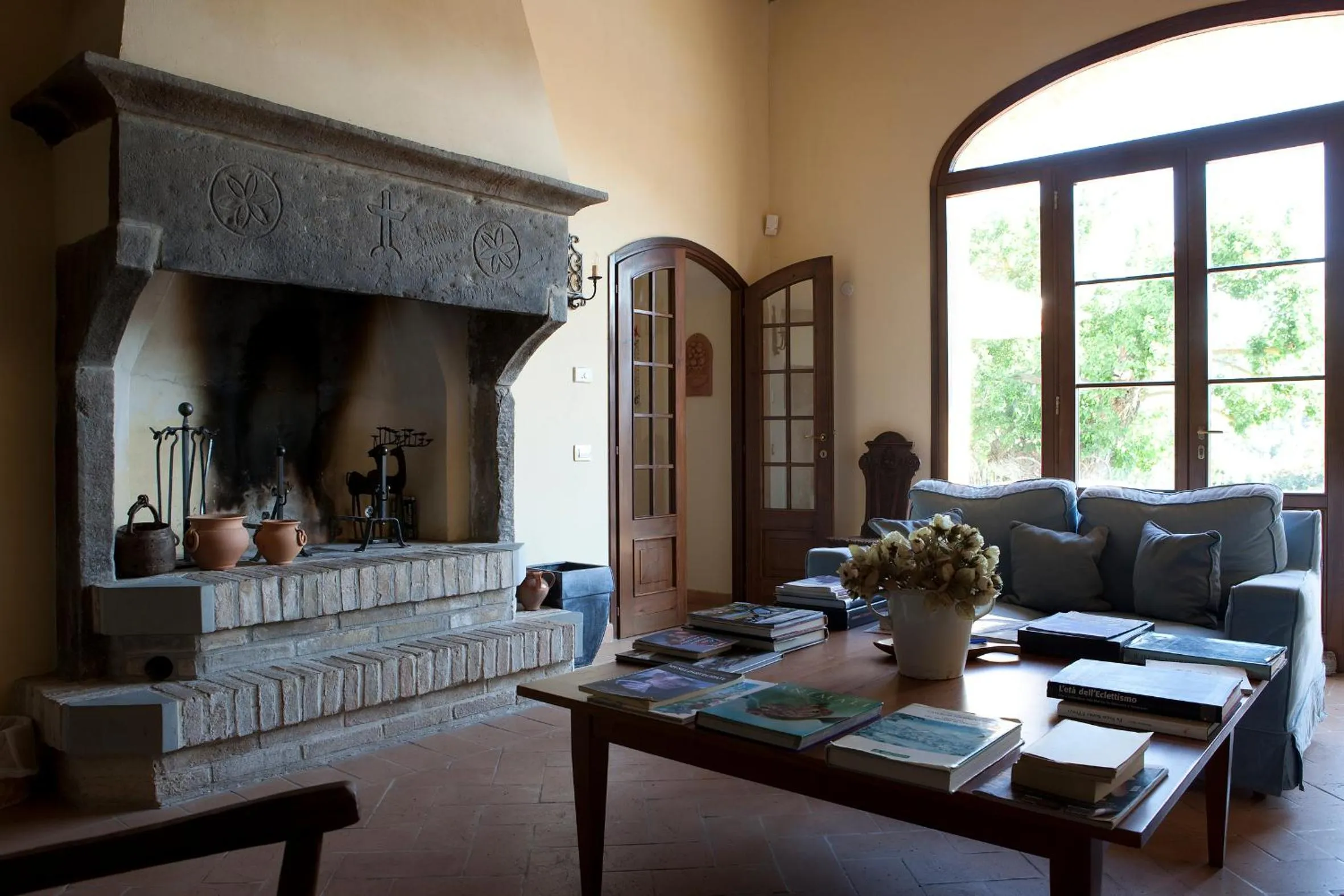 Communal lounge/ TV room in Parco Ducale Country House