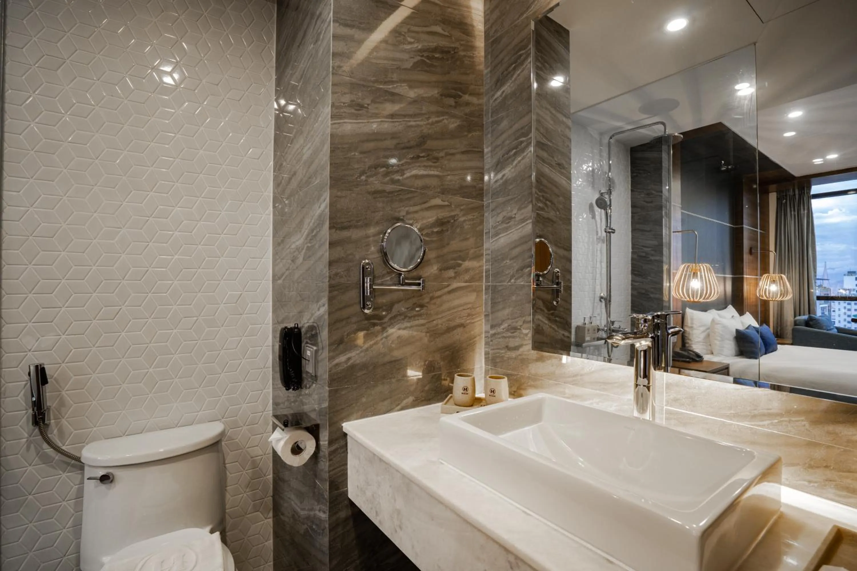 Bathroom in HAIAN Beach Hotel & Spa