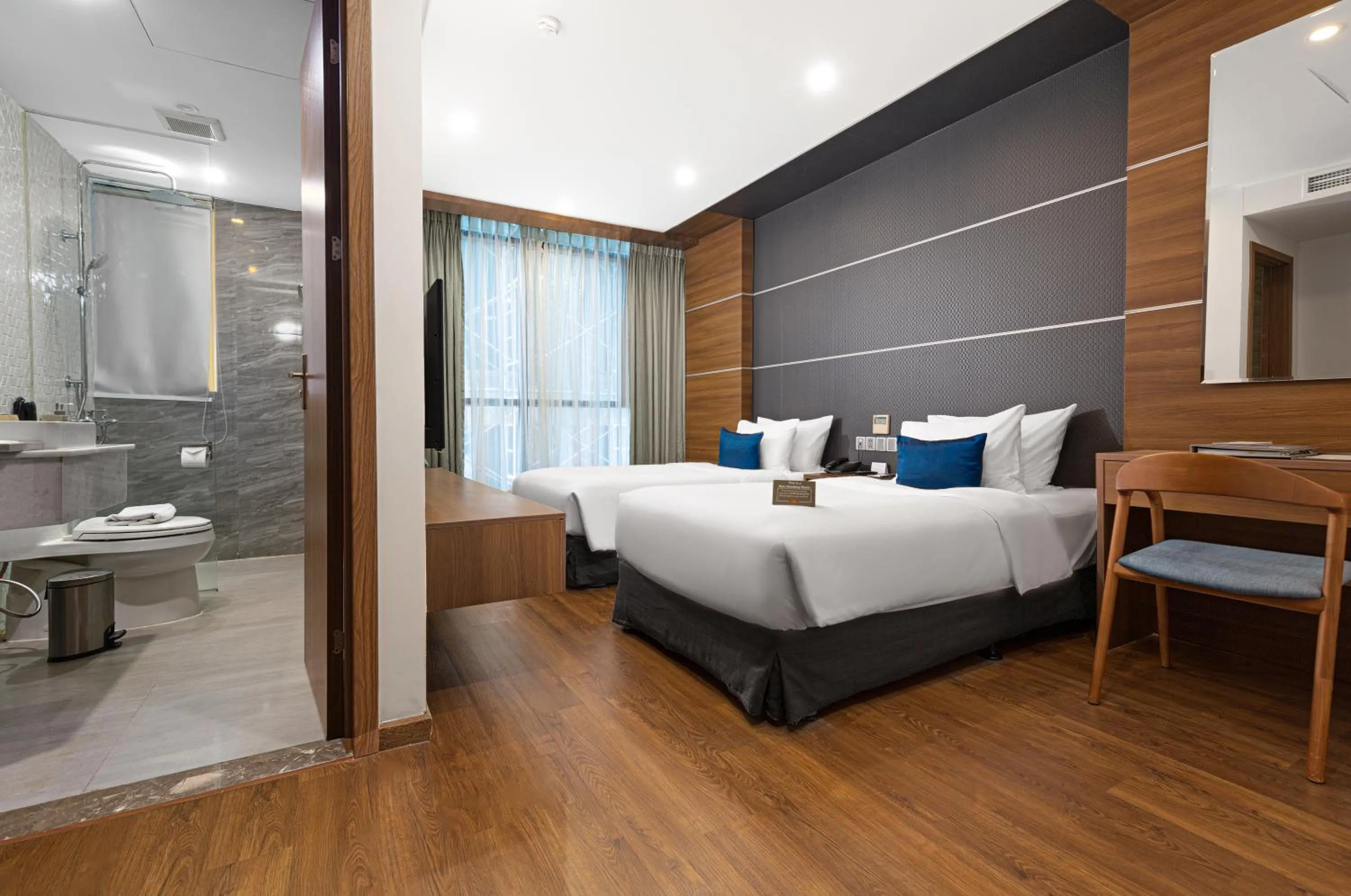 Bedroom, Bed in HAIAN Beach Hotel & Spa