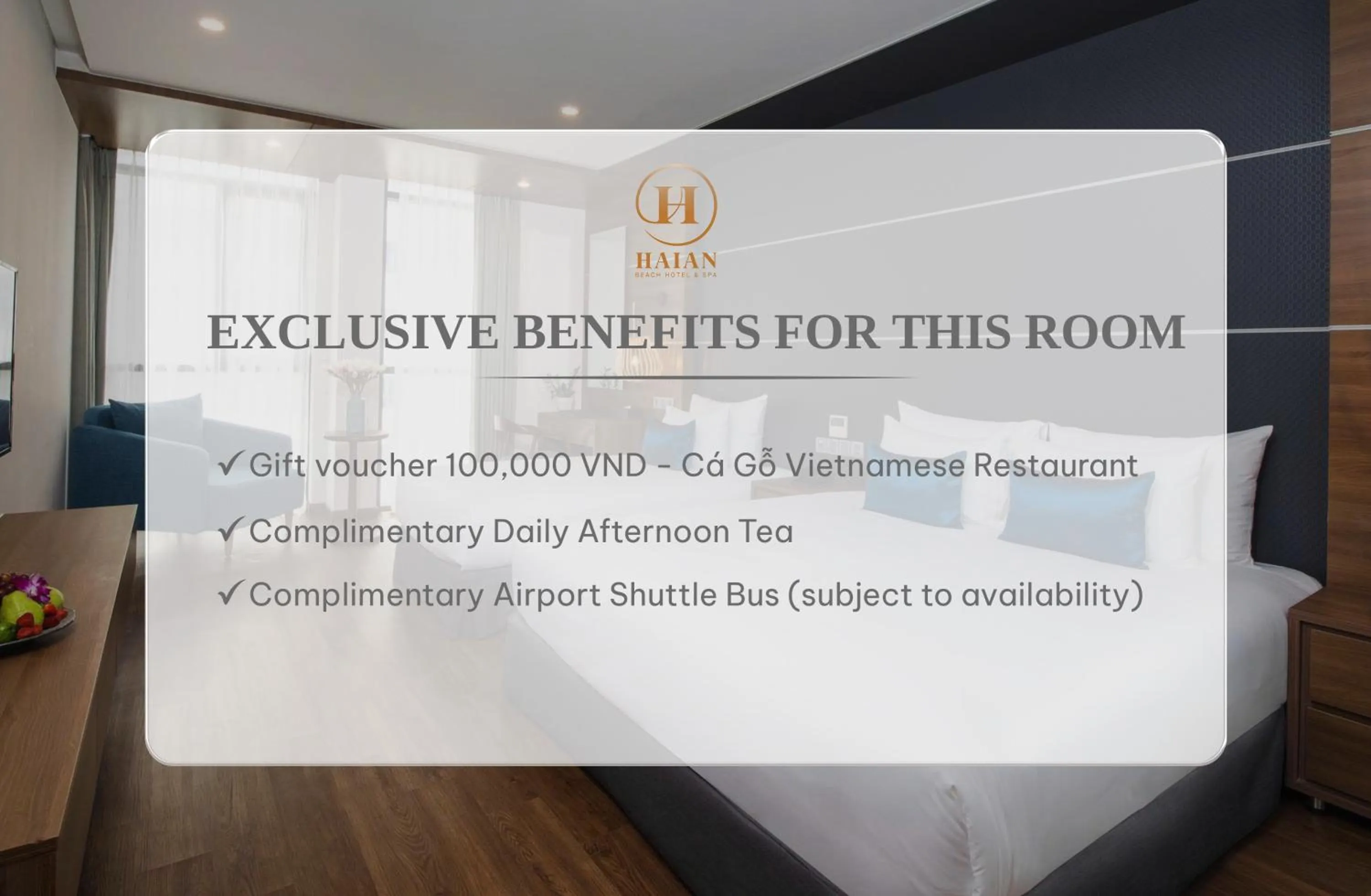 Superior Triple Room with Partial Sea View - Afternoon Tea Included in HAIAN Beach Hotel & Spa