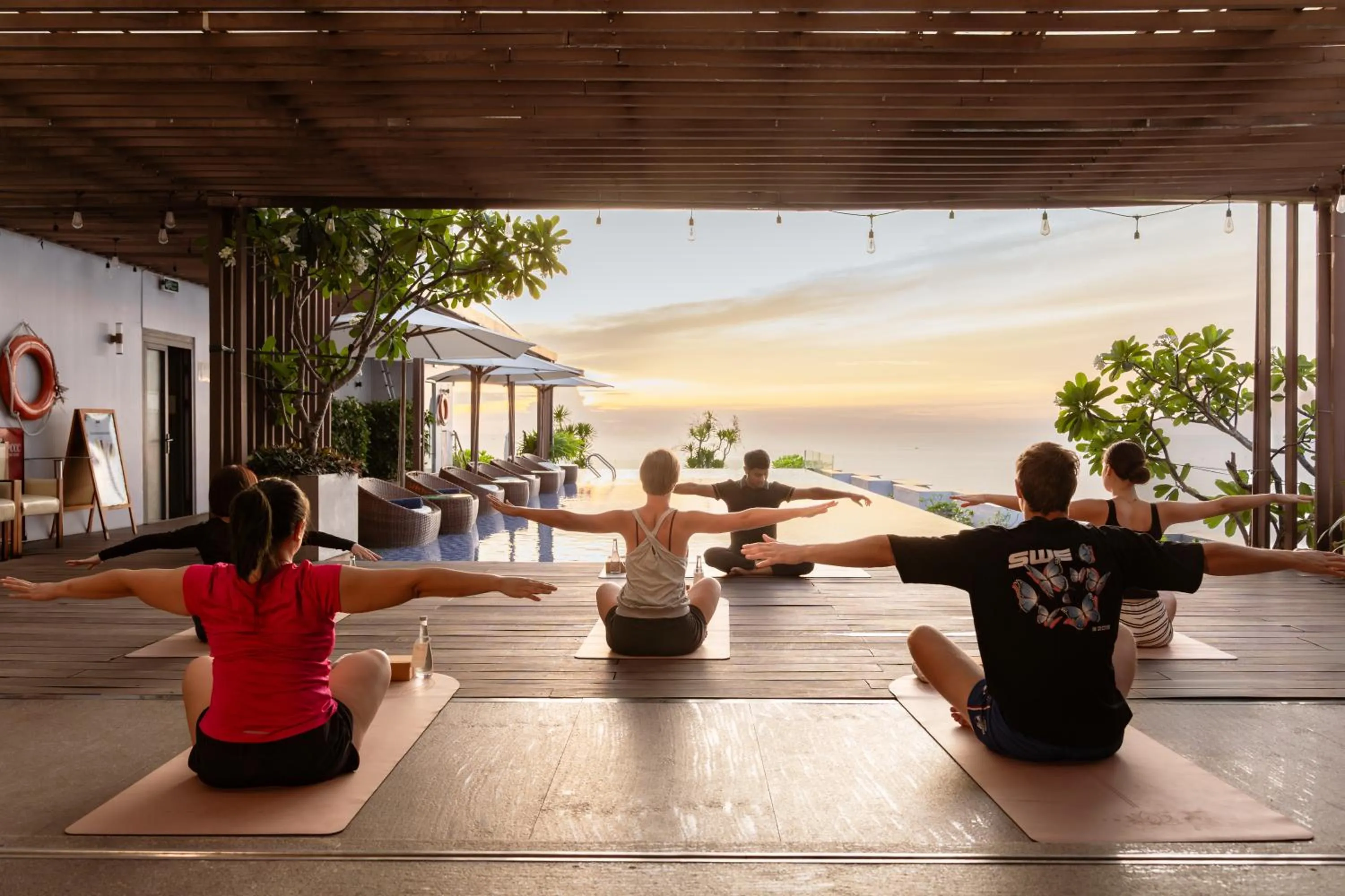 Swimming pool in HAIAN Beach Hotel & Spa