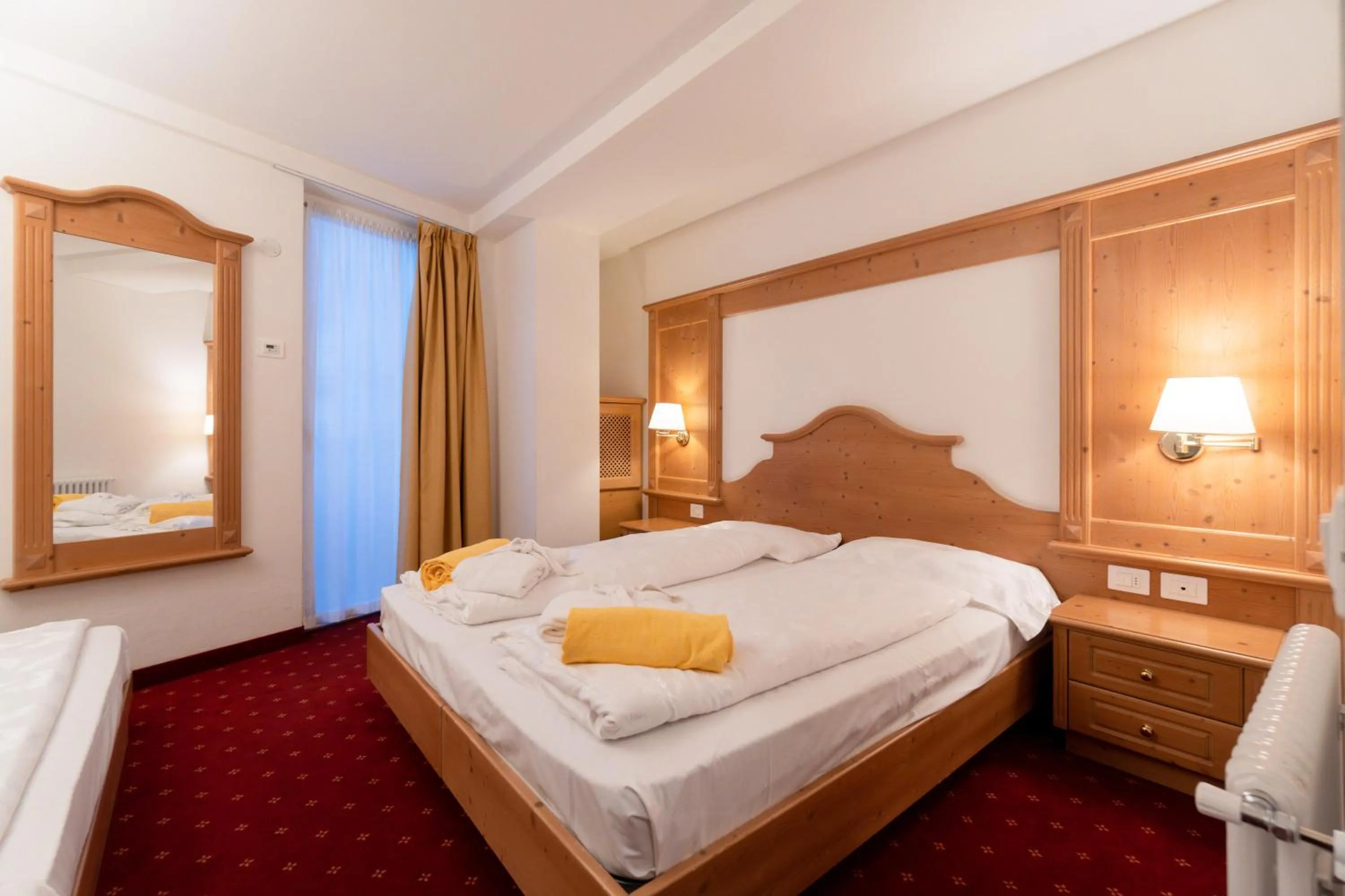 Bed in Hotel Fanes Suite & Spa