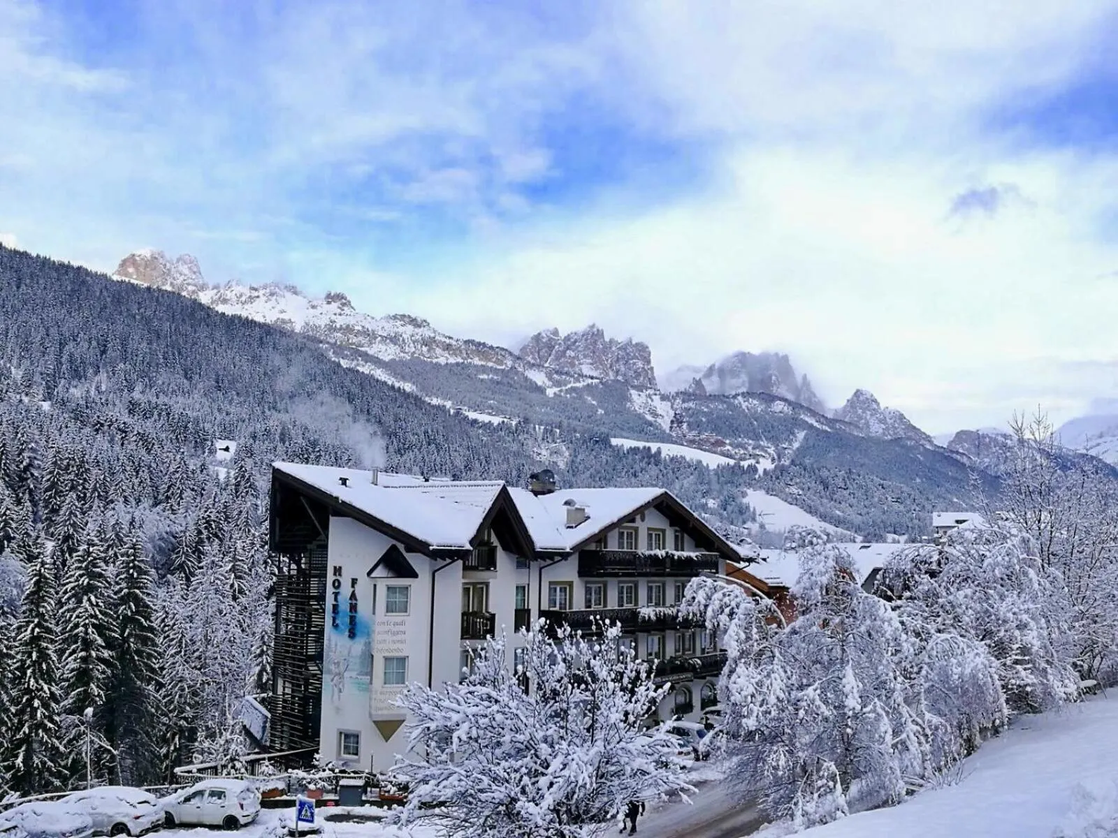 Mountain view in Hotel Fanes Suite & Spa