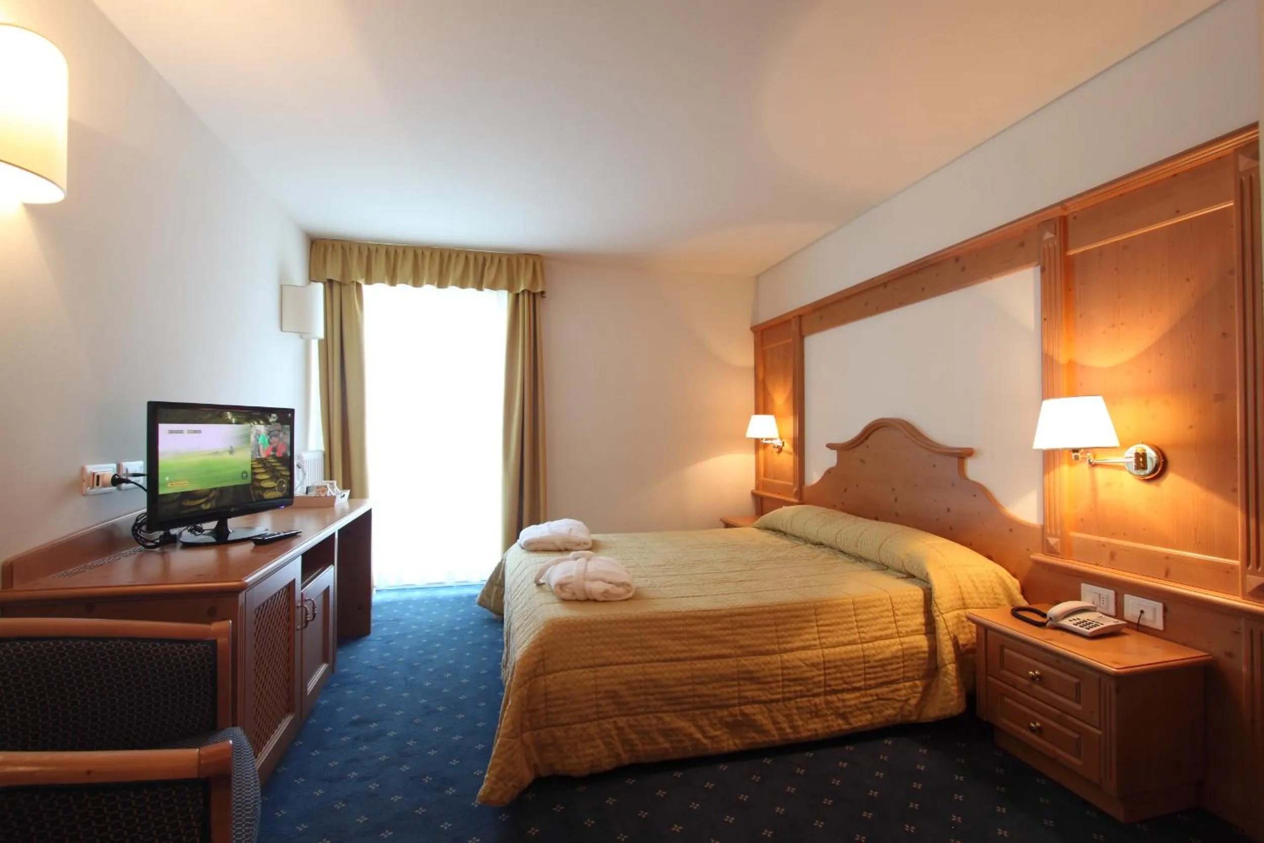 Bed in Hotel Fanes Suite & Spa