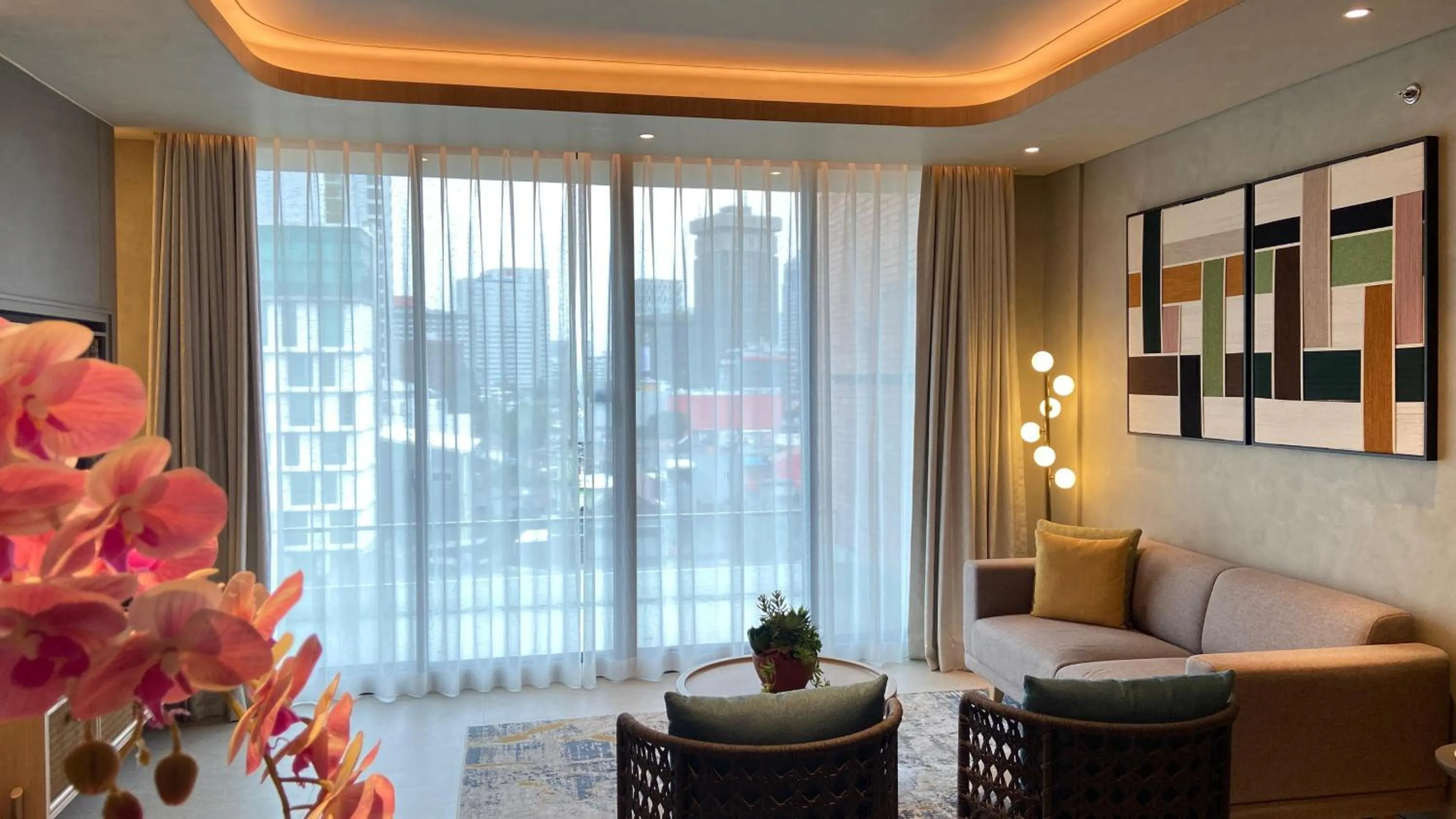 Seating area in Morrissey Hotel