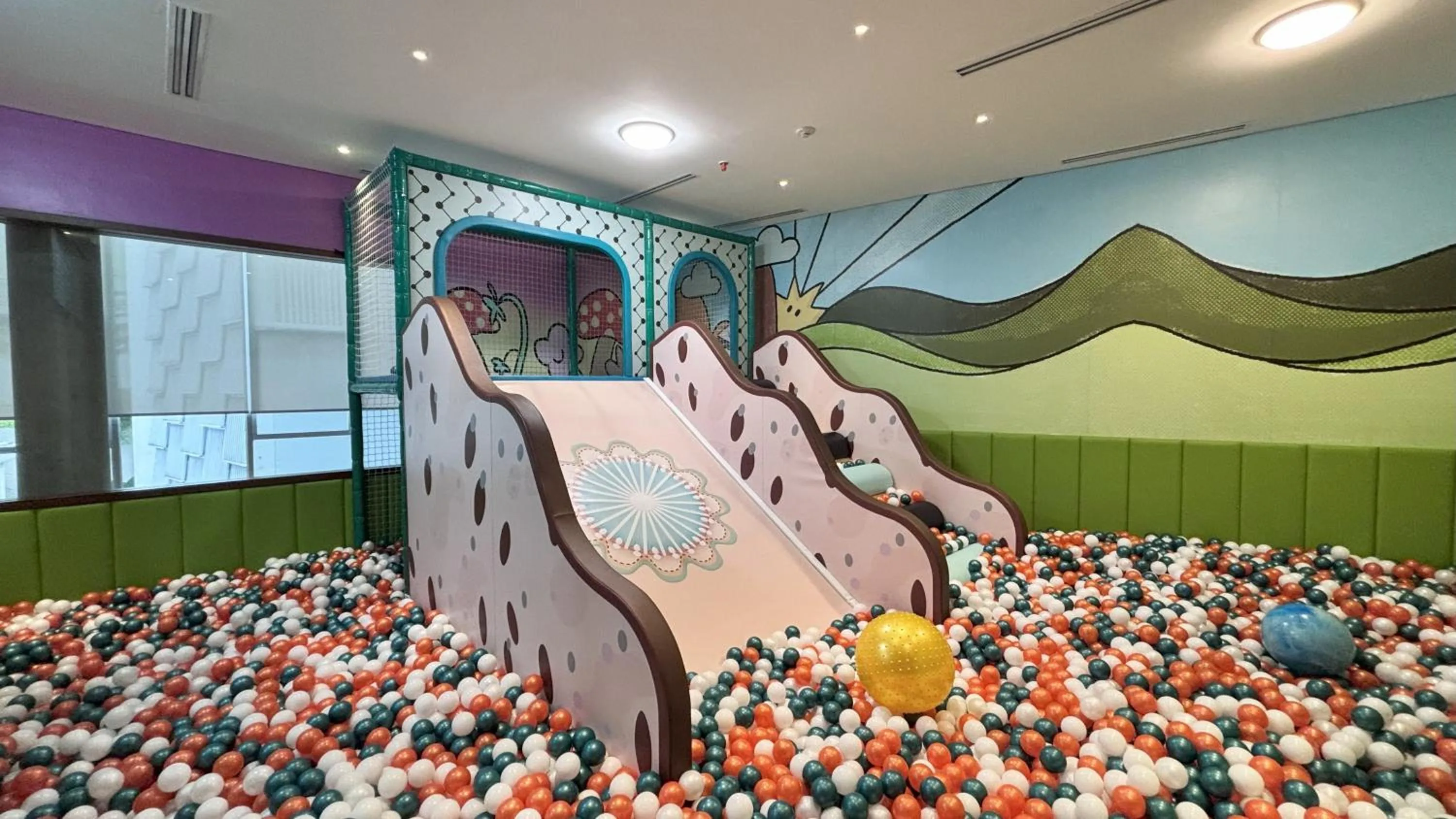 Children play ground in Morrissey Hotel