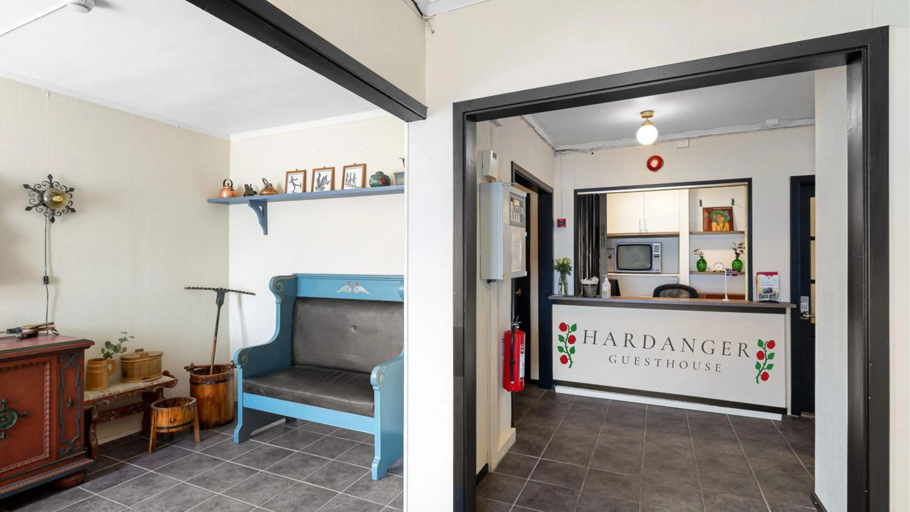 Lobby or reception in Hardanger Guesthouse